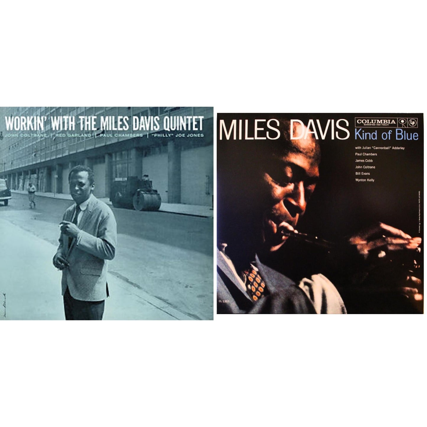 Miles Davis - Workin With The Miles Davis Quintet & Kind Of Blue (Mono) - LP Vinyl Bundle