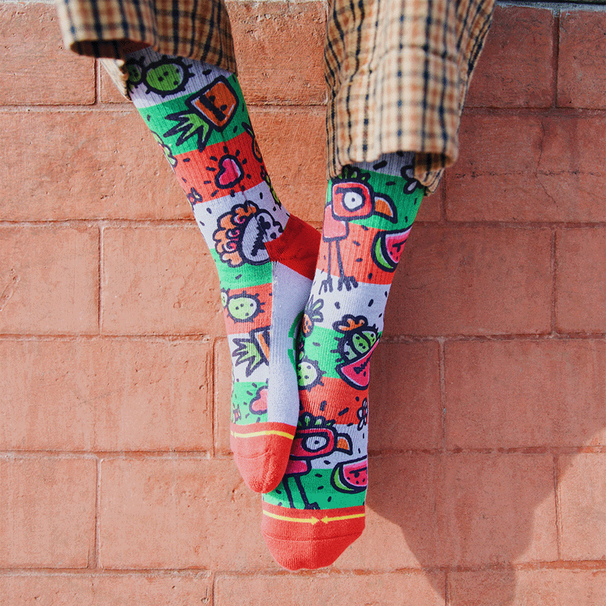 Frida Dreams Adult Crew Socks Art By Walmazan