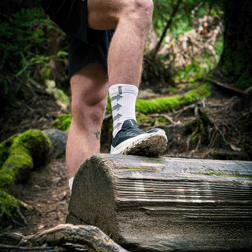 Performance White Adult Crew Socks 3-Pack