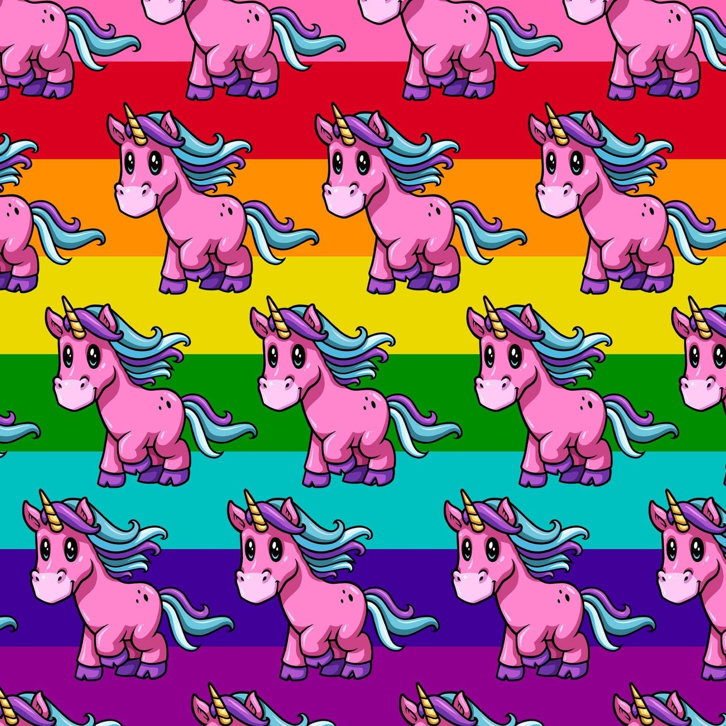 Pride Unicorn Adult Crew Socks