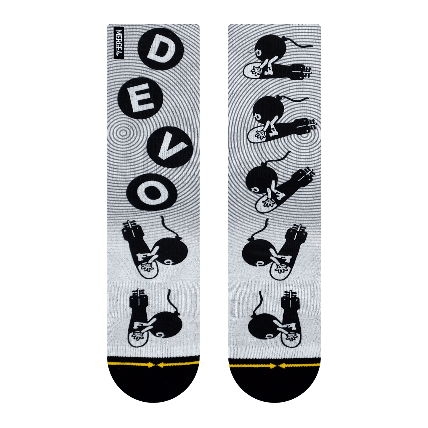 DEVO Adult Crew Socks 4-Pack