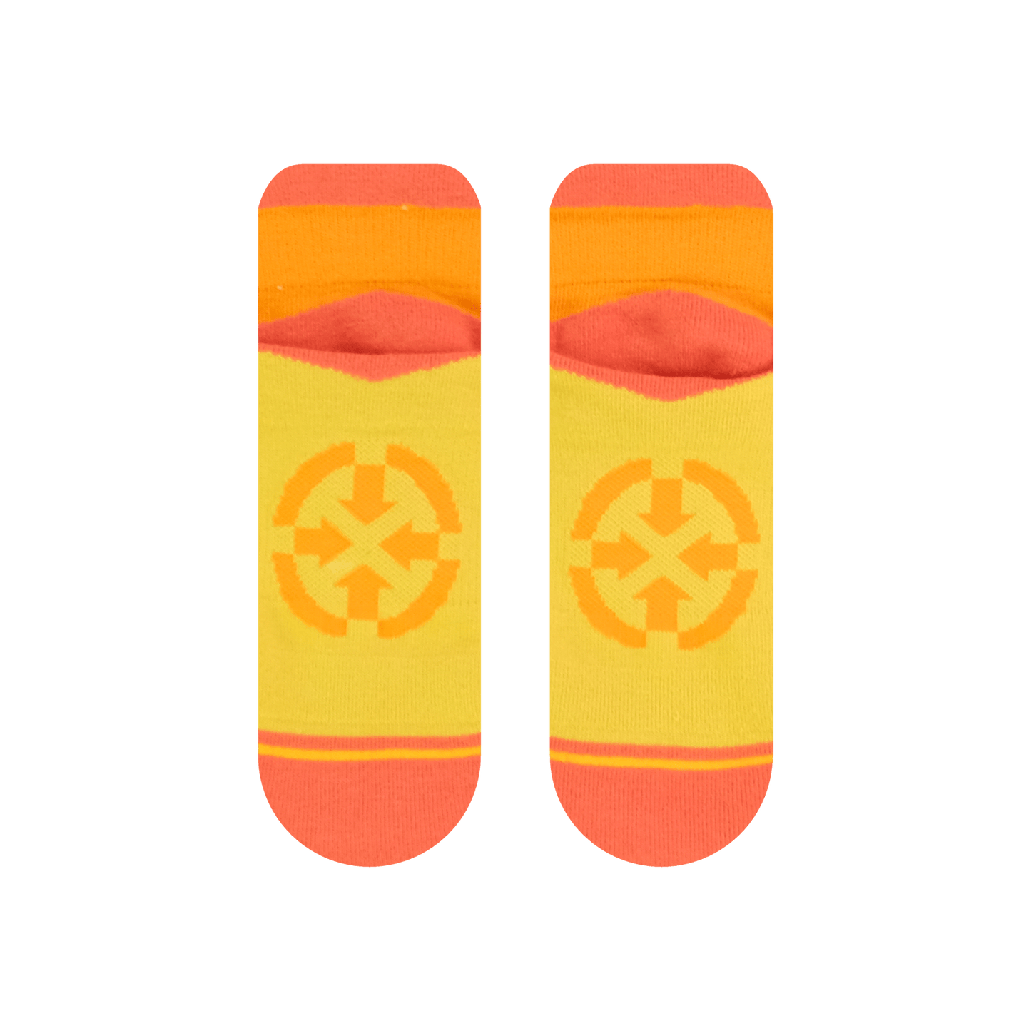 Action Orange Adult Ankle Socks