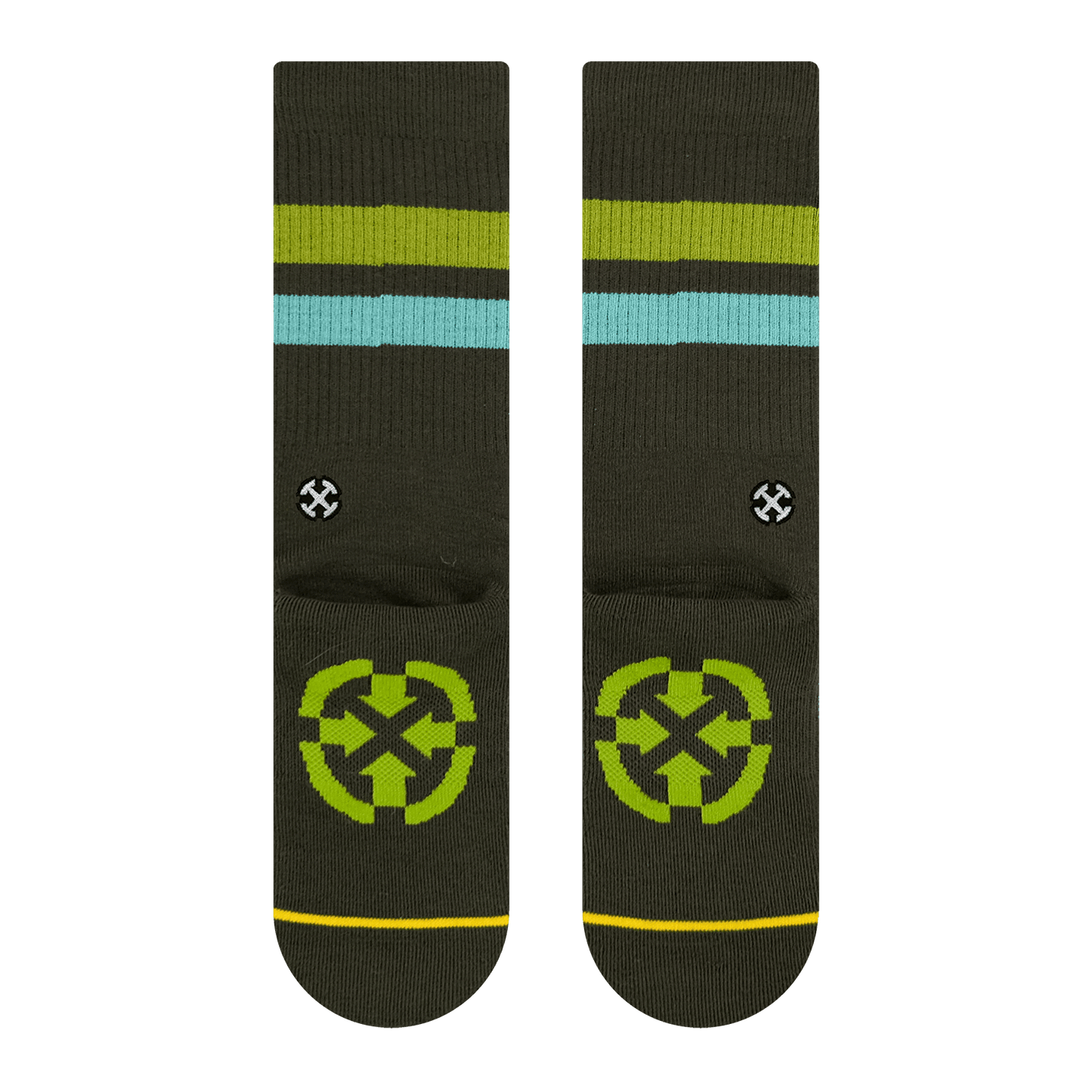 REPREVE® Subtle Moss Adult Crew Socks