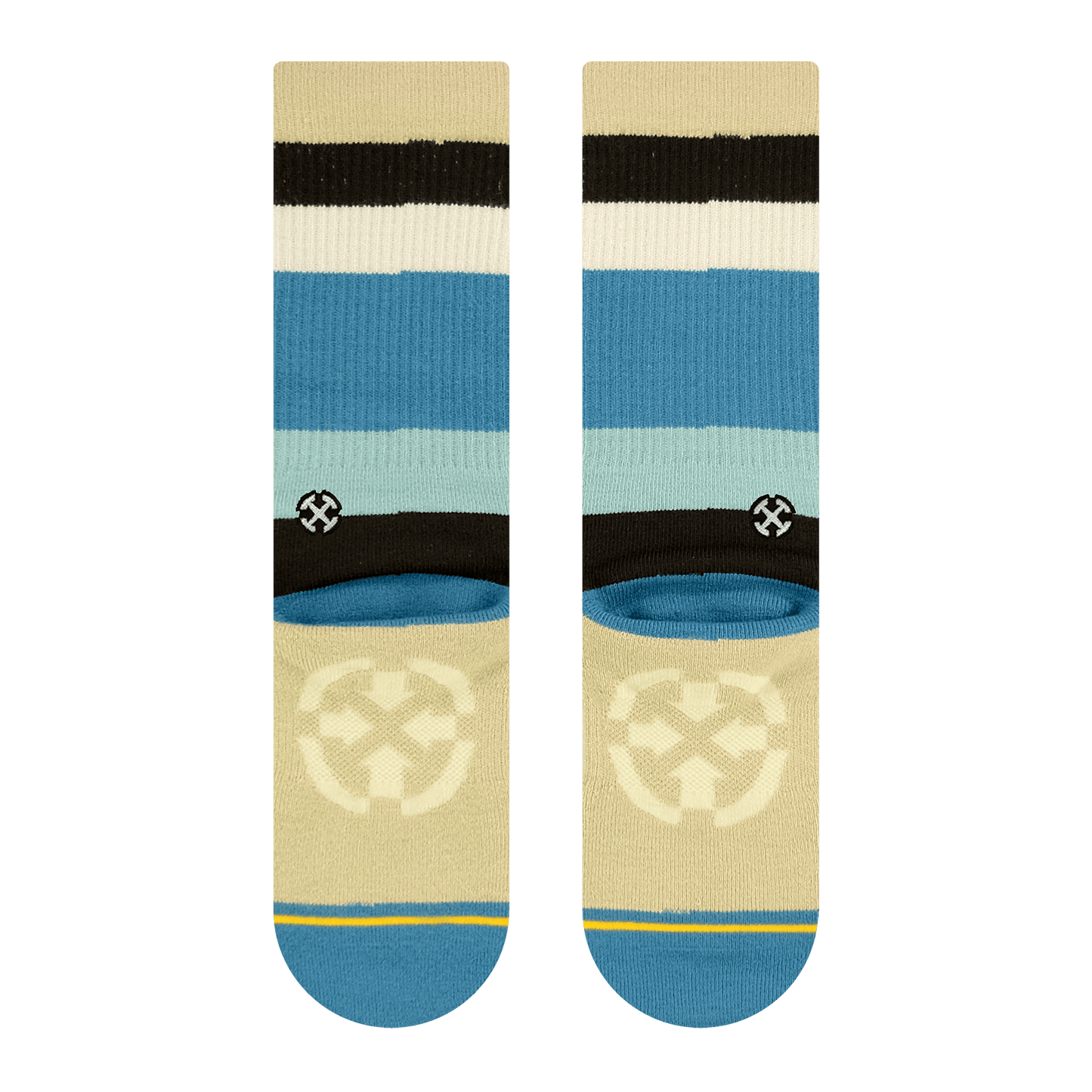 Spidey Seashore Bamboo Stripes Adult Crew Socks