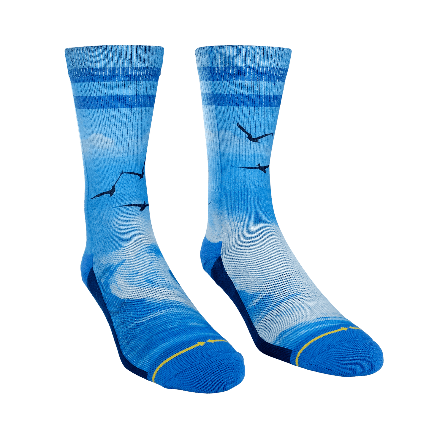 Dave Nelson Flying Pelicans Adult Crew Socks