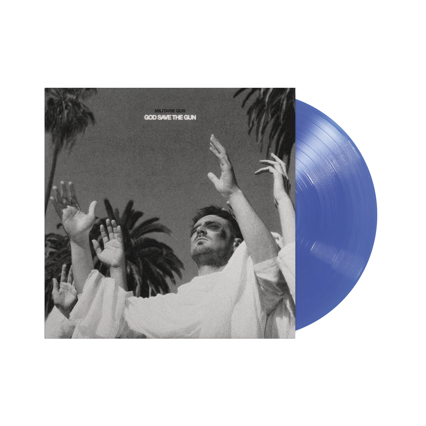 Militarie Gun ‘God Save The Gun’ LP (Exclusive – Limited to 300, Translucent Blue Vinyl) Vinyl Record