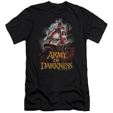 Load image into Gallery viewer, Army Of Darkness Bloody Poster Premium Bella Canvas Slim Fit Mens T Shirt Black