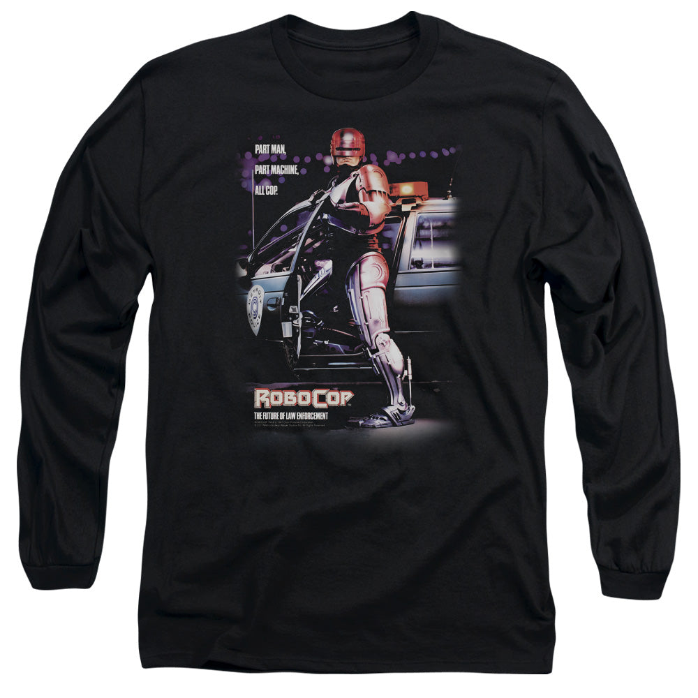Robocop Poster Mens Long Sleeve Shirt Black Officially Licensed Officially Licensed