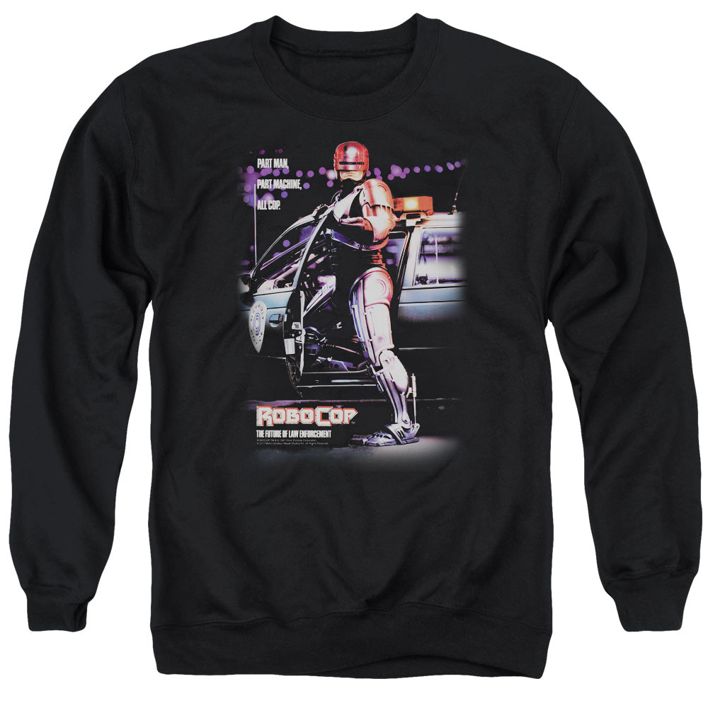 Robocop Poster Mens Crewneck Sweatshirt Black Officially Licensed