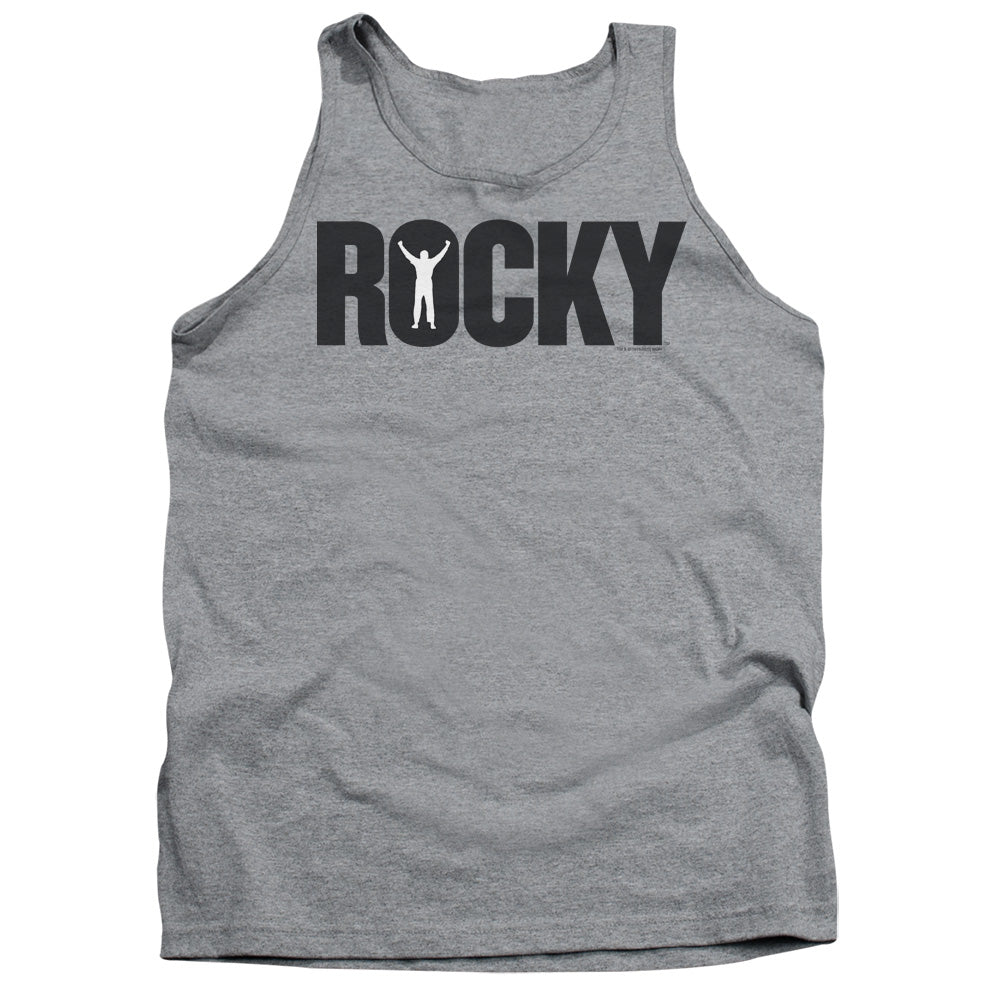 Rocky Logo Mens Tank Top Shirt Heather Officially Licensed