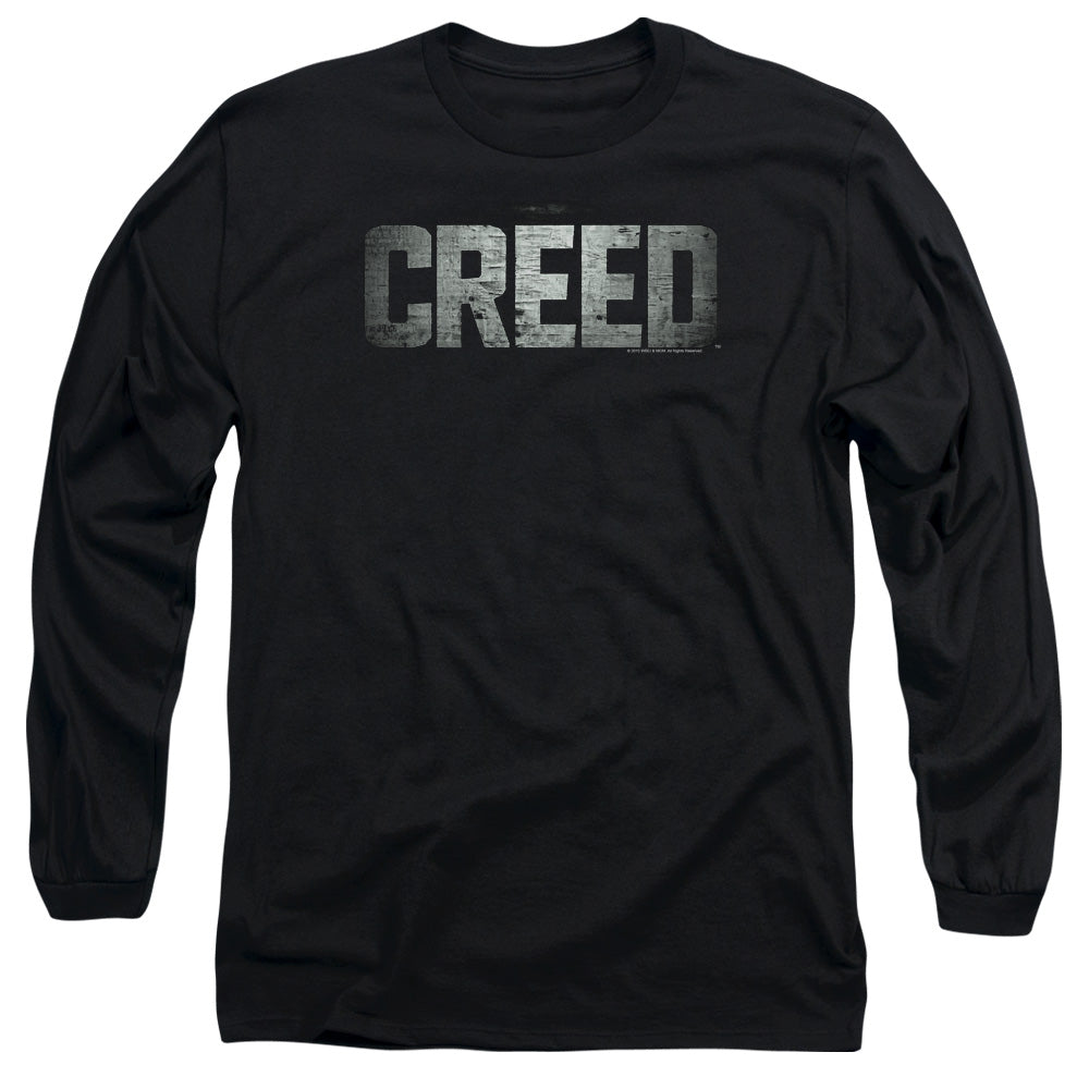 Creed Logo Mens Long Sleeve Shirt Black Officially Licensed