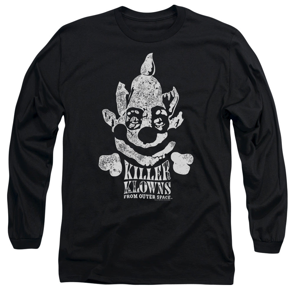 Killer Klowns From Outer Space Kreepy Mens Long Sleeve Shirt Black Officially Licensed Officially Licensed