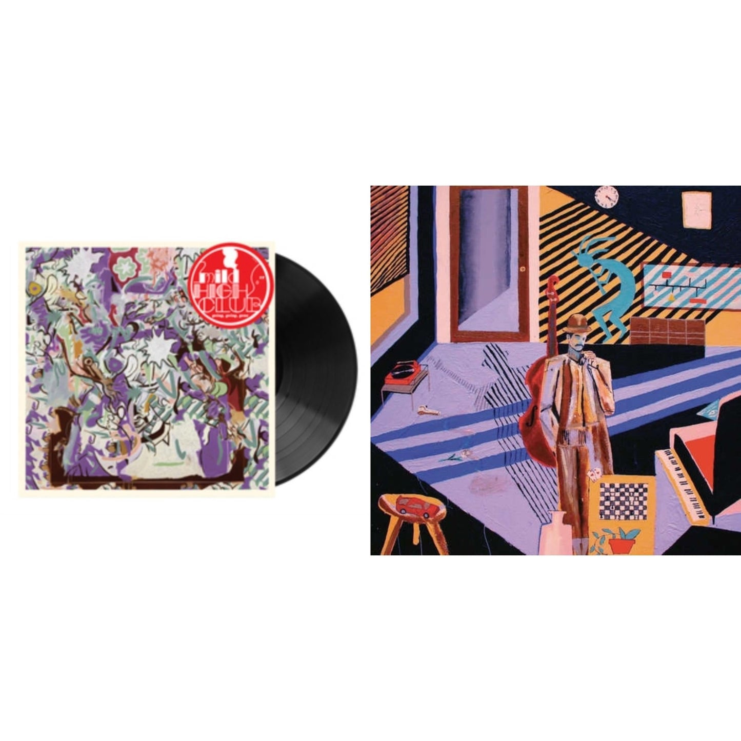 Mild High Club - Skiptracing (Dl Card) & Going Going Gone (With Sticker) - LP Vinyl Bundle