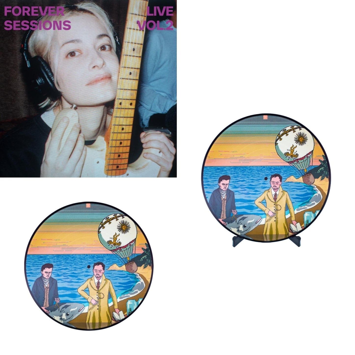 Men I Trust - Headoom (Picture Disc) & Men I Trust (Picture Disc) & Forever Live Sessions Vol 2 - LP Vinyl Bundle