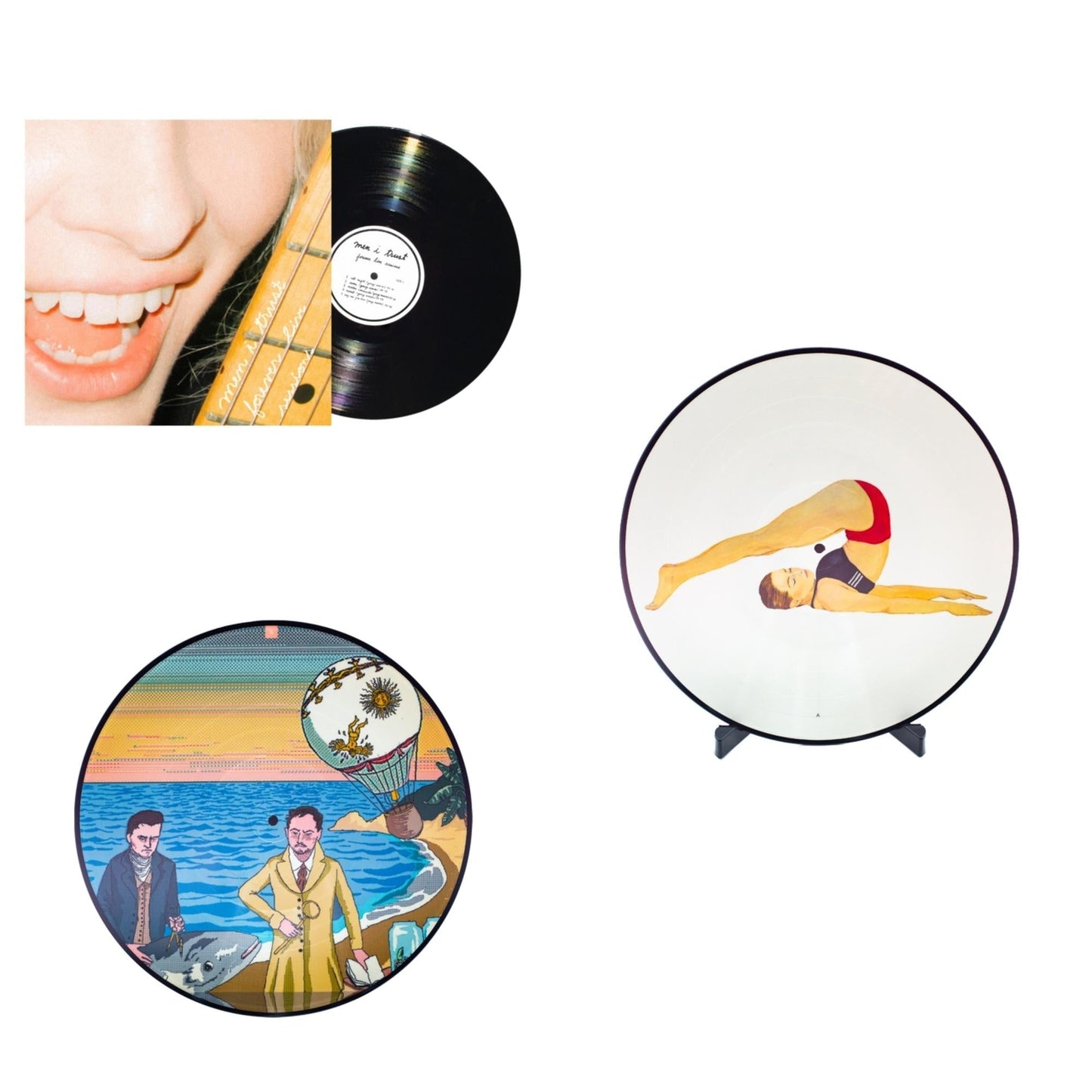 Men I Trust - Forever Live Sessions & Headoom (Picture Disc) & Men I Trust (Picture Disc) - LP Vinyl Bundle