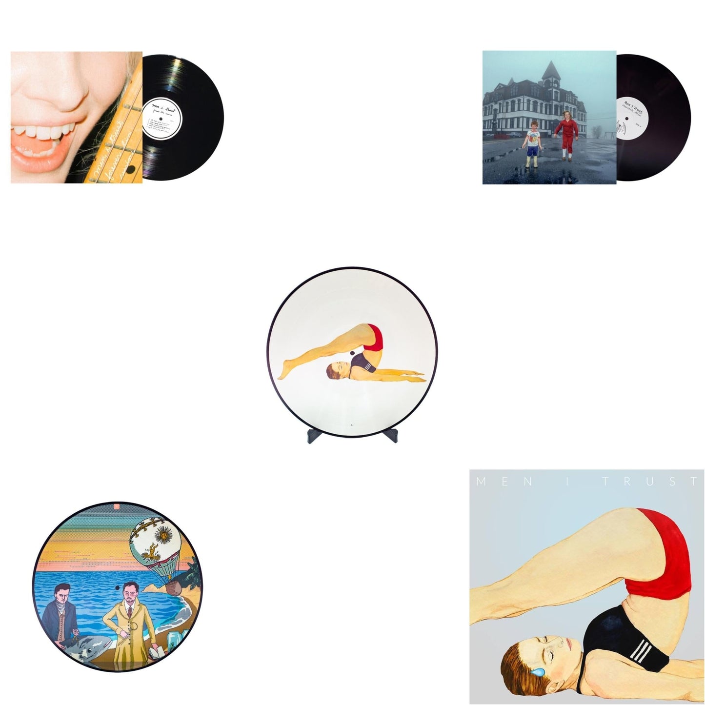 Men I Trust - Forever Live Sessions & Headoom (Picture Disc) & Men I Trust (Picture Disc) & Untourable Album & Headroom - LP Vinyl Bundle