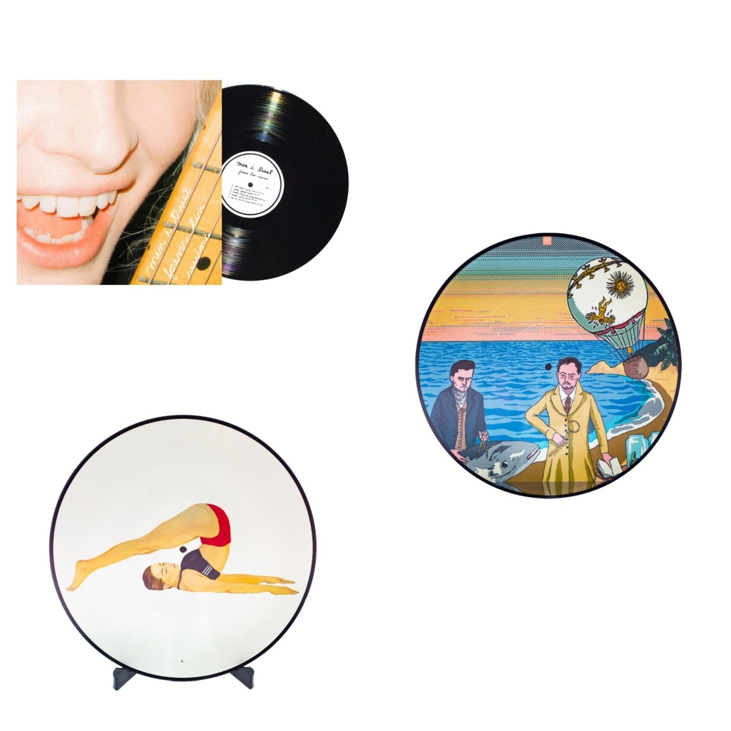 Men I Trust - Forever Live Sessions & Men I Trust (Picture Disc) & Headoom (Picture Disc) - LP Vinyl Bundle