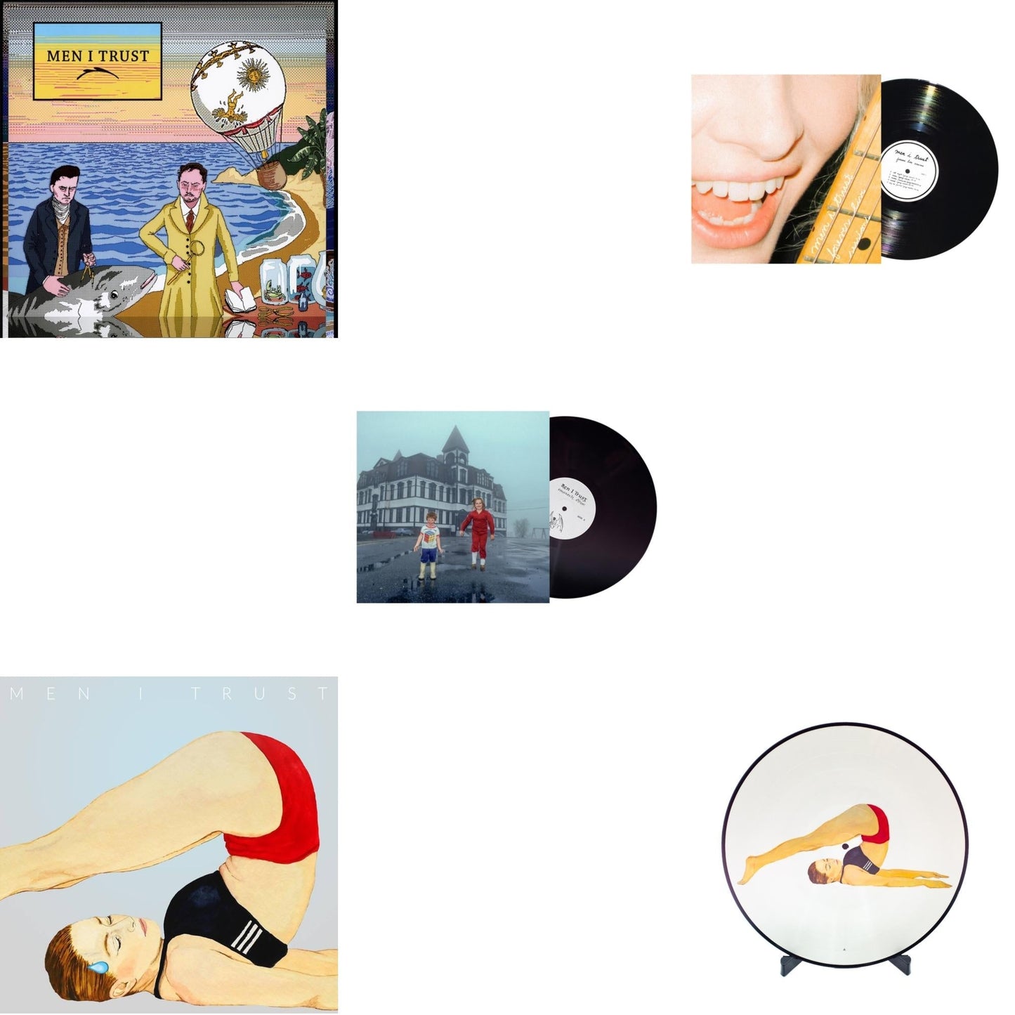 Men I Trust - Men I Trust & Headroom & Untourable Album & Forever Live Sessions & Men I Trust (Picture Disc) - LP Vinyl Bundle