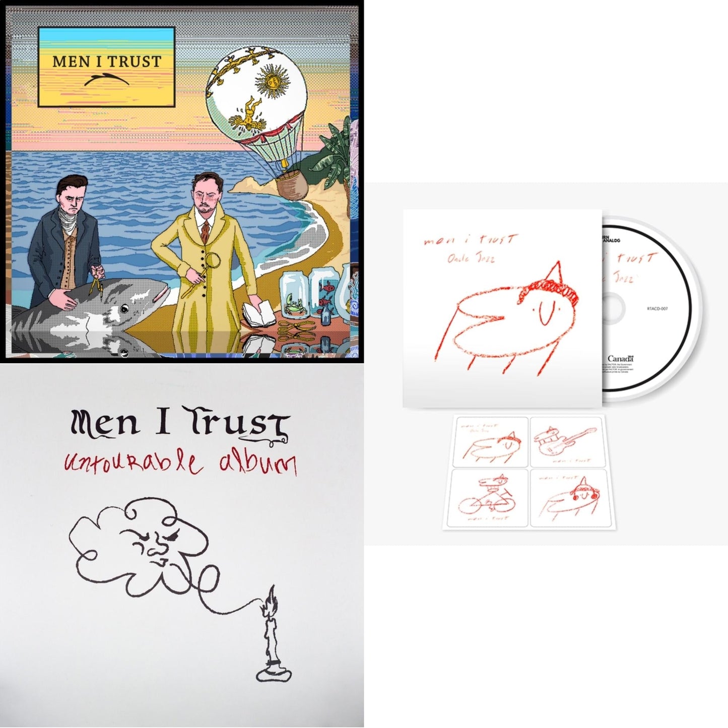 Men I Trust - Oncle Jazz & Men I Trust & Japan Untourable Album - CD Bundle