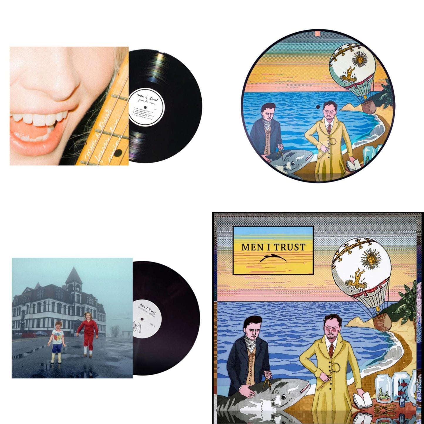Men I Trust - Forever Live Sessions & Headoom (Picture Disc) & Untourable Album & Men I Trust - LP Vinyl Bundle
