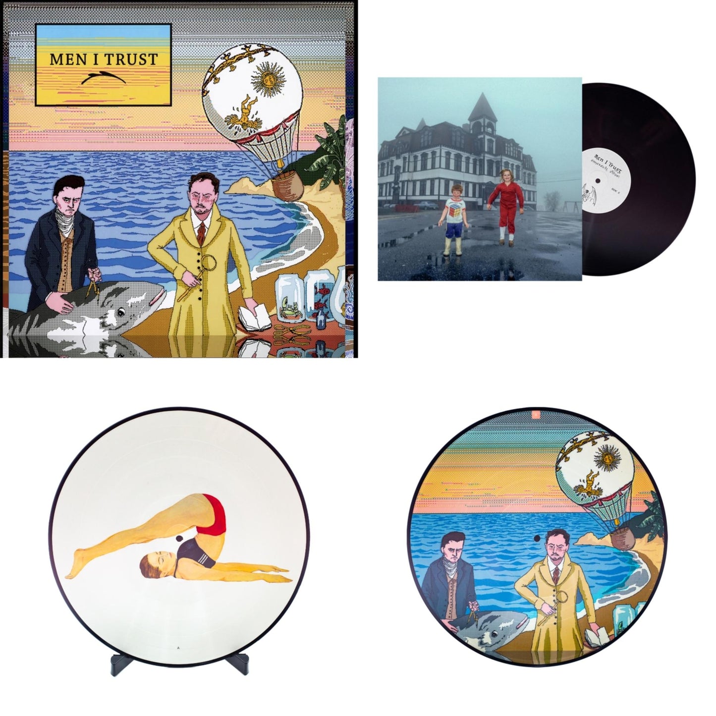 Men I Trust - Men I Trust & Untourable Album & Men I Trust (Picture Disc) & Headoom (Picture Disc) - LP Vinyl Bundle