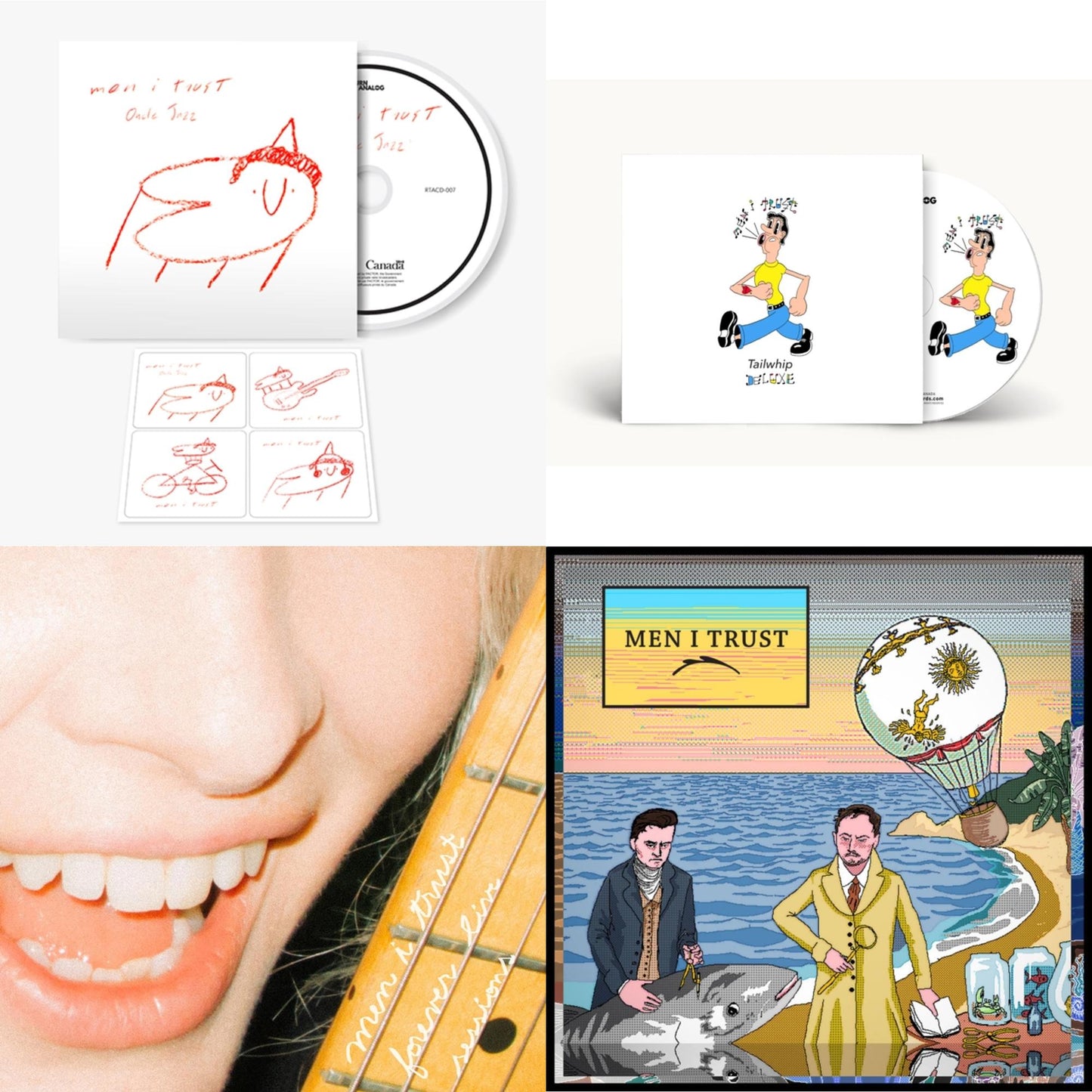 Men I Trust - Tailwhip (Deluxe) & Oncle Jazz & Men I Trust & Forever Live Sessions - CD Bundle