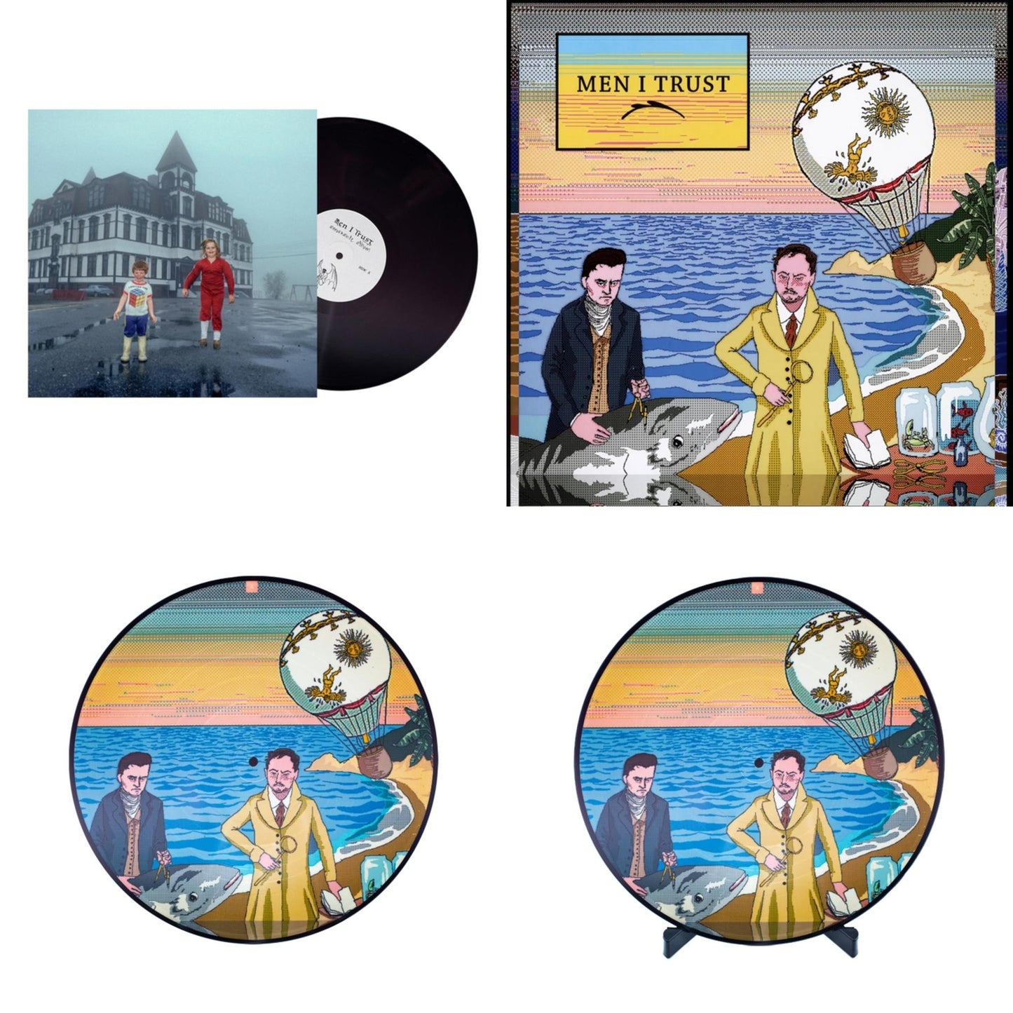 Men I Trust - Untourable Album & Men I Trust & Headoom (Picture Disc) & Men I Trust (Picture Disc) - LP Vinyl Bundle