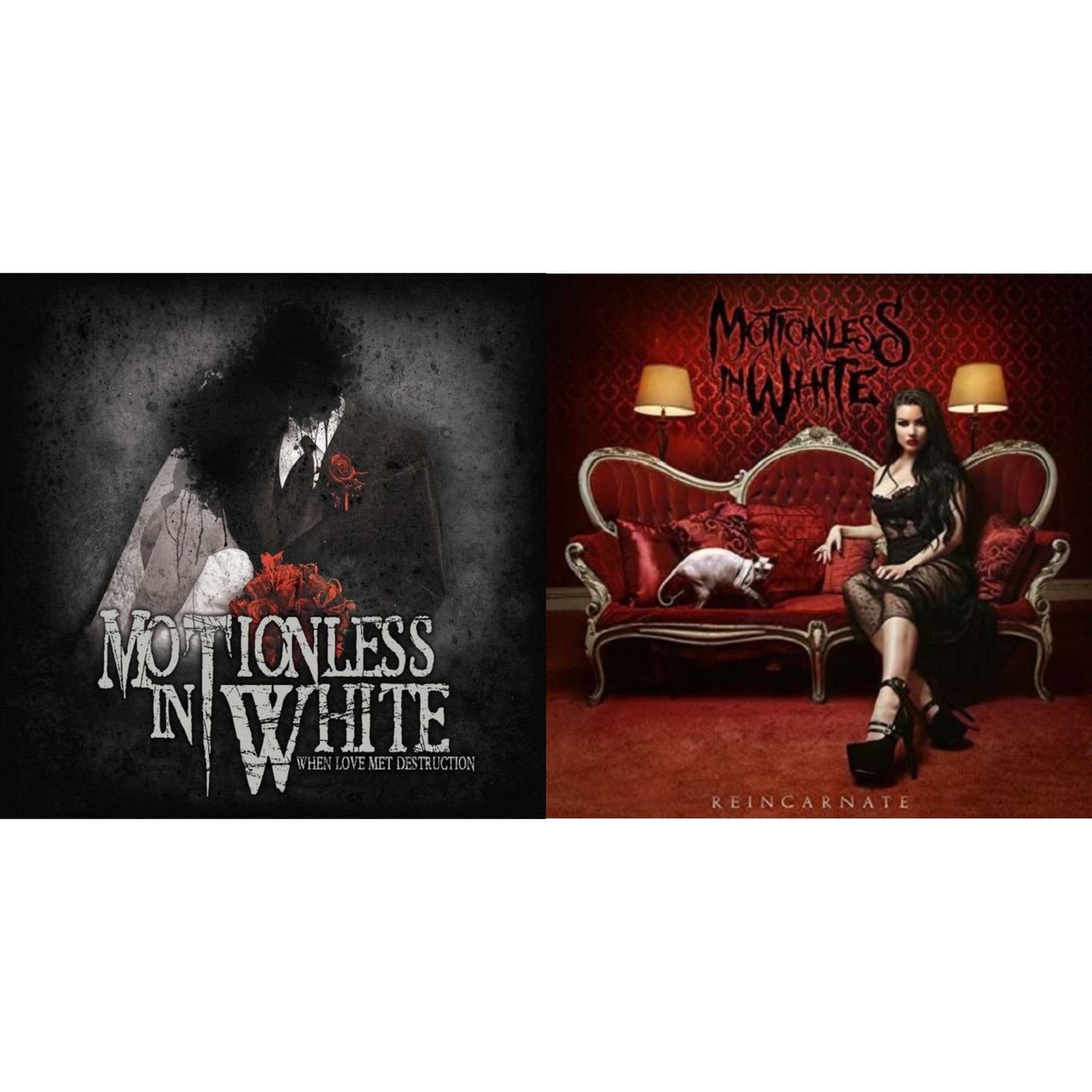 Motionless In White - Reincarnate & When Love Met Destruction - LP Vinyl Bundle