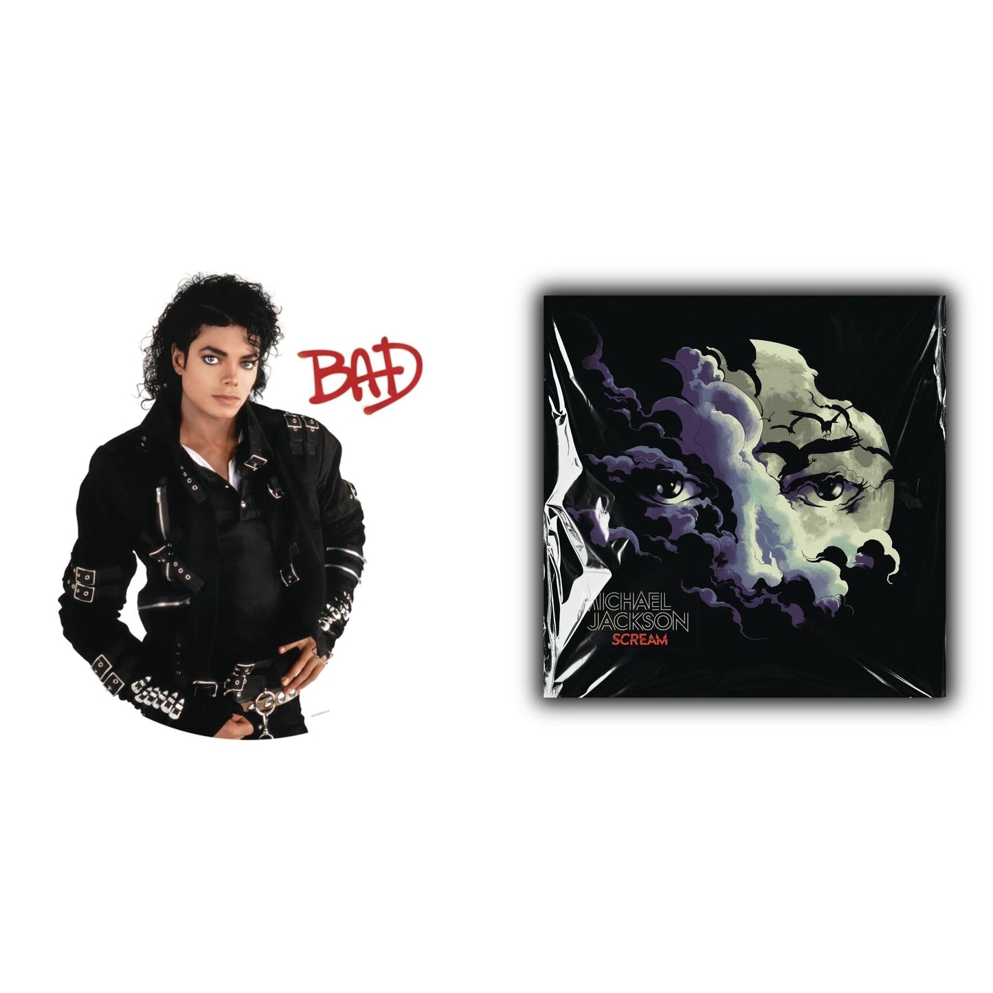 Michael Jackson - Bad (Picture Disc) & Michael Jackson - Scream (2LP) (New LP Vinyl)