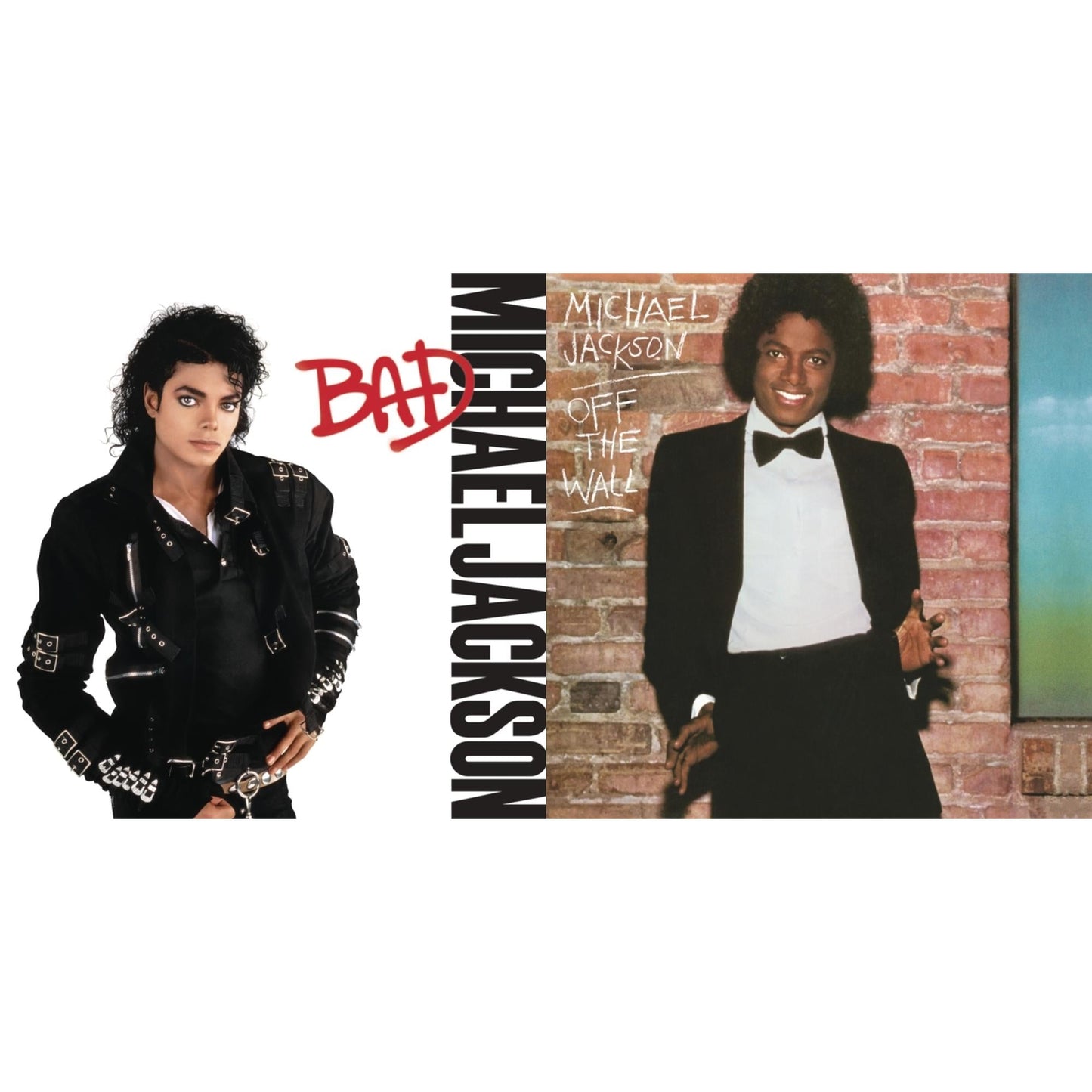 Michael Jackson - Bad (140G/Gatefold) & Off The Wall (140G/Gatefold) - LP Vinyl Bundle