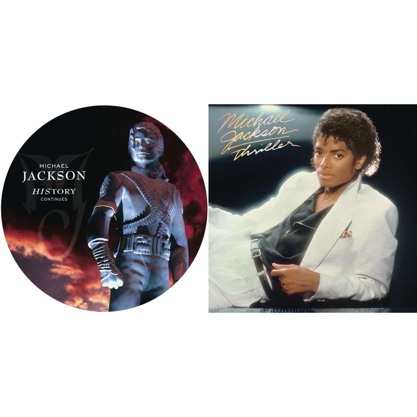 Michael Jackson - History: Continues (2LP/Picture Disc) & Thriller (140G/Gatefold)