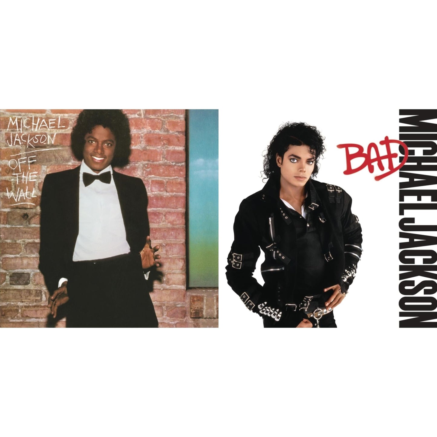 Michael Jackson - Off The Wall (140G/Gatefold) & Bad (140G/Gatefold) - LP Vinyl Bundle
