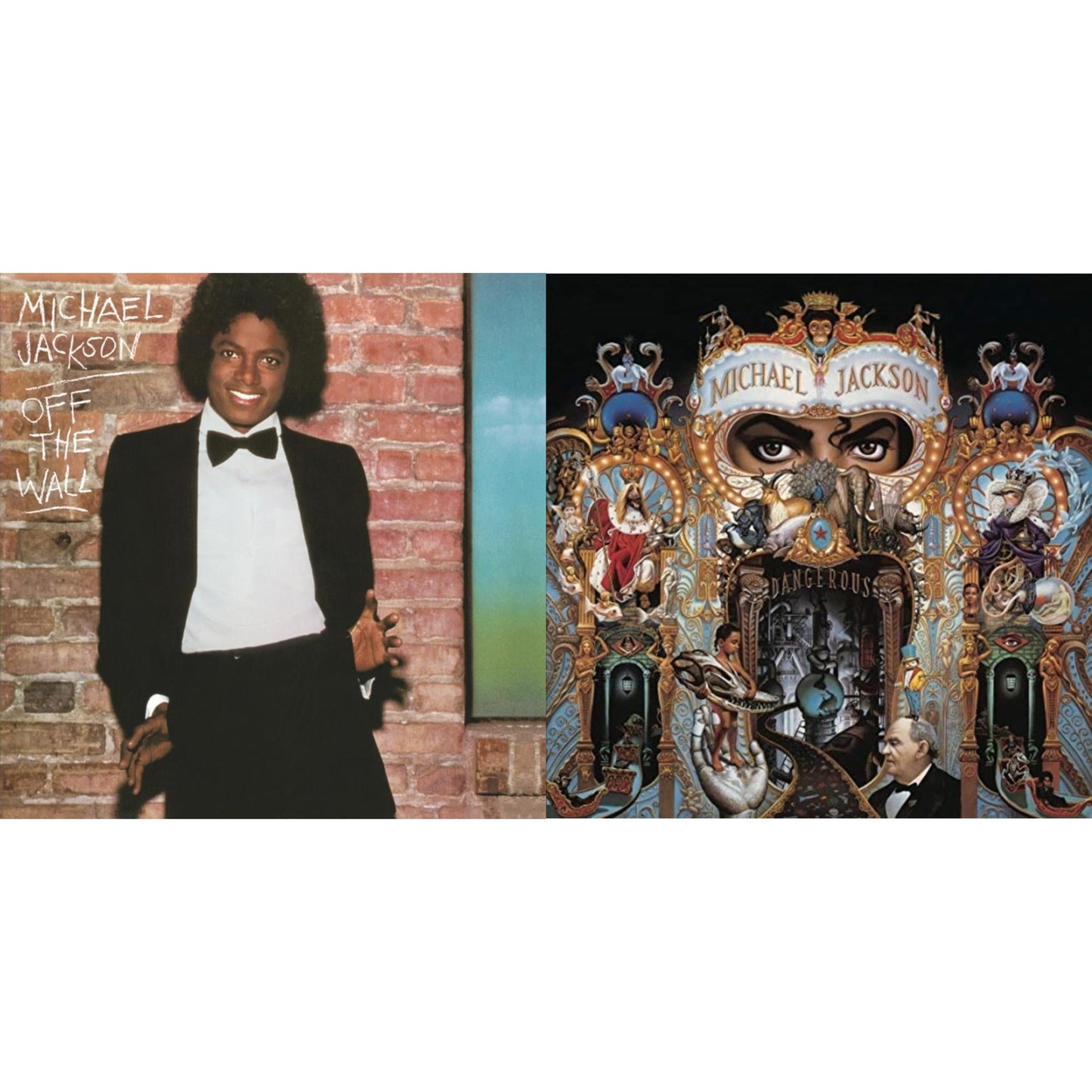Michael Jackson - Dangerous (180G/2LP) & Off The Wall (140G/Gatefold)