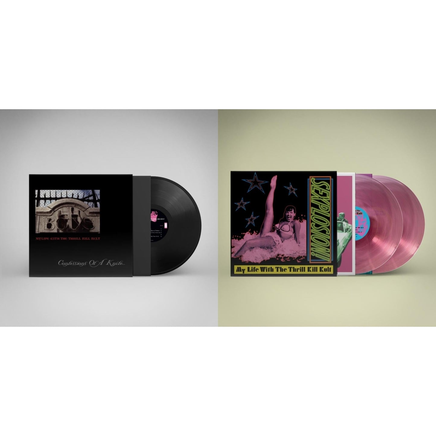 My Life With The Thrill Kill Kult - Confessions Of A Knife & Sexplosion! (2LP/Reissue/Pink Vinyl)
