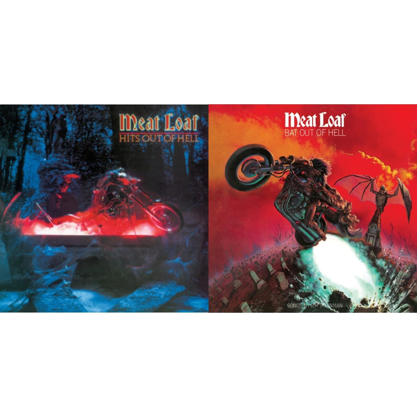 Meat Loaf - Hits Out Of Hell (150G/Dl) & Bat Out Of Hell (150G) - LP Vinyl Bundle