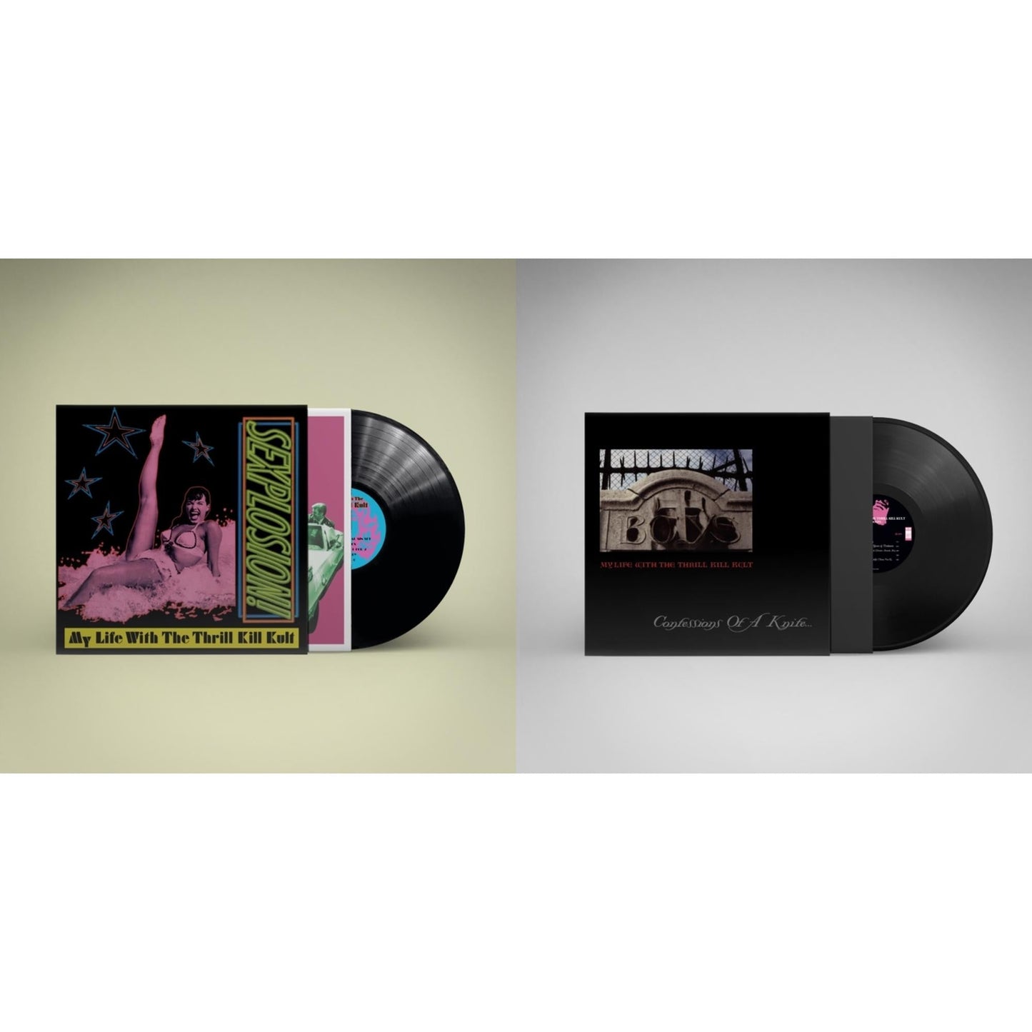 My Life With The Thrill Kill Kult - Sexplosion! (Reissue) & Confessions Of A Knife - LP Vinyl Bundle