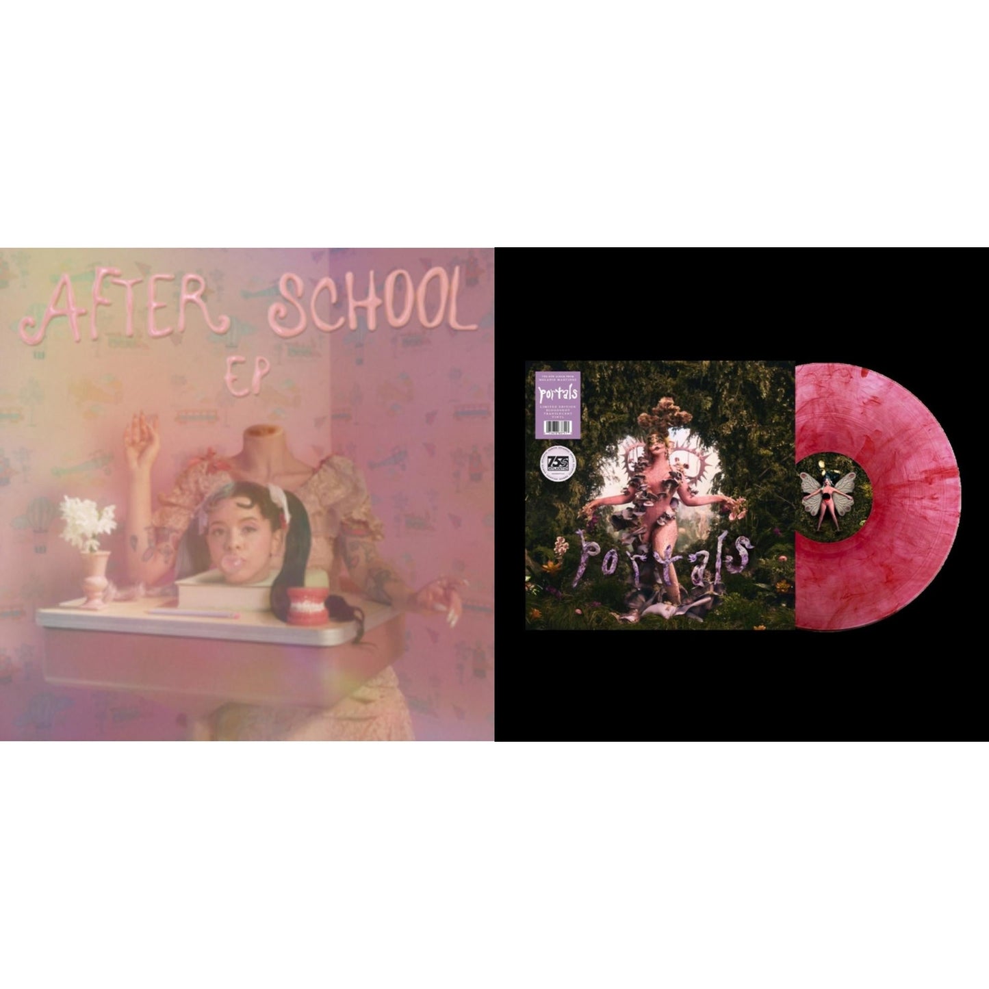 Melanie Martinez - Portals (Bloodshot Translucent LP Vinyl) & After School Ep (X) (Baby Blue LP Vinyl)