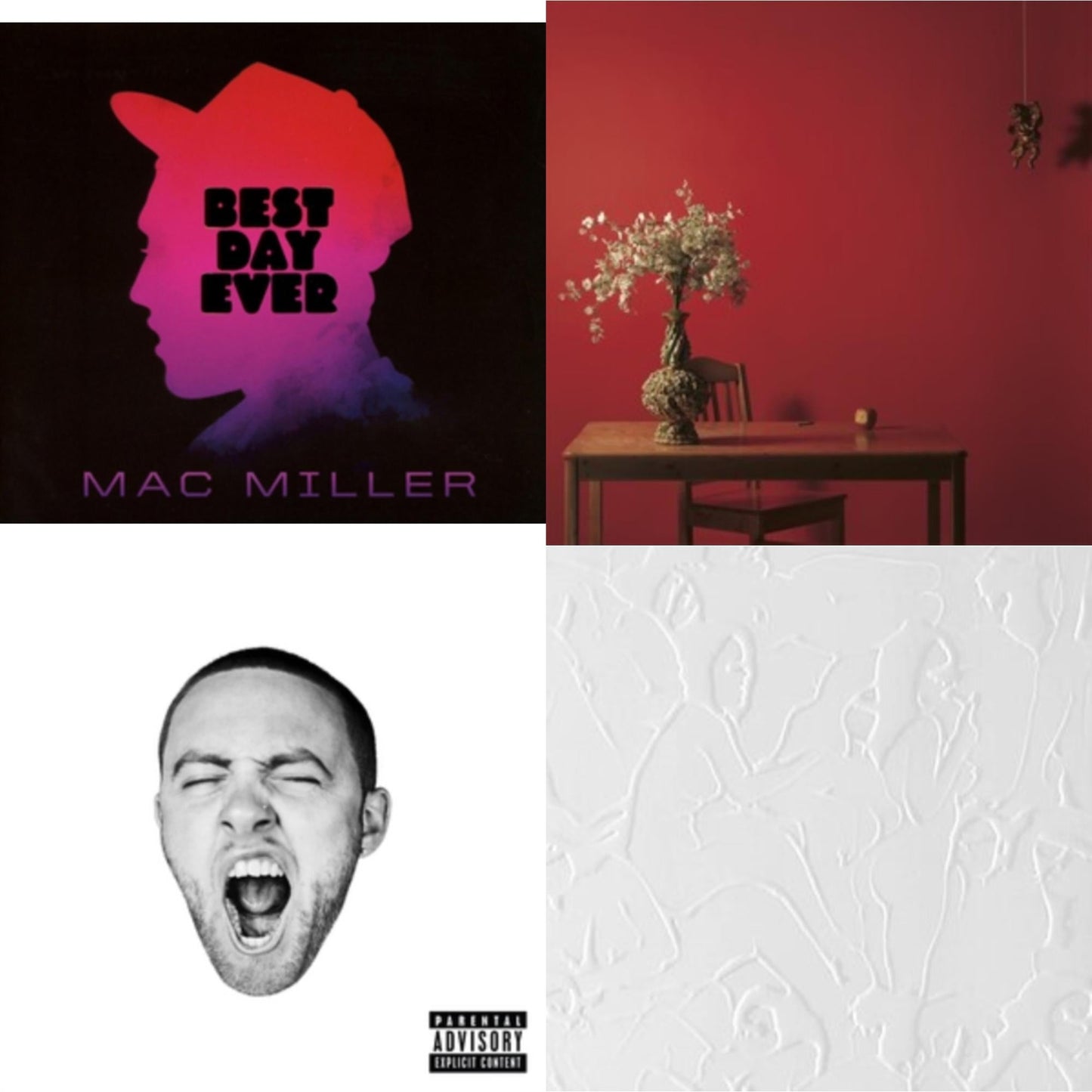 Mac Miller - Best Day Ever (Import) & Watching Movies With The Sound Off (10 Year Anniversary/Galaxy Vinyl/2LP/180G/10Inch Picture Disc) & Go:Od Am (X) & Macadelic (X) (2LP)