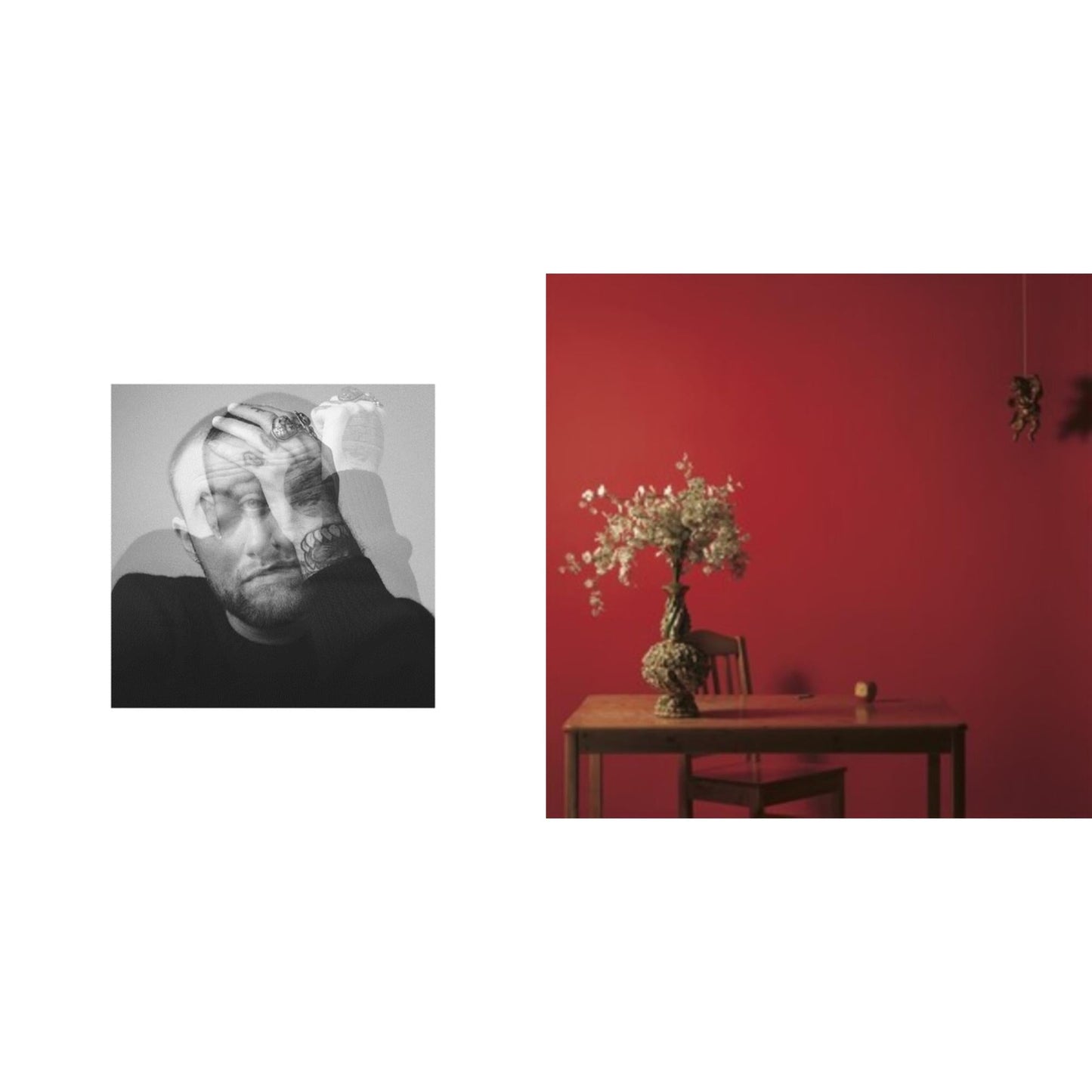 Mac Miller - Circles (2LP/Clear Vinyl) & Watching Movies With The Sound Off (10 Year Anniversary/Galaxy Vinyl/2LP/180G/10Inch Picture Disc)