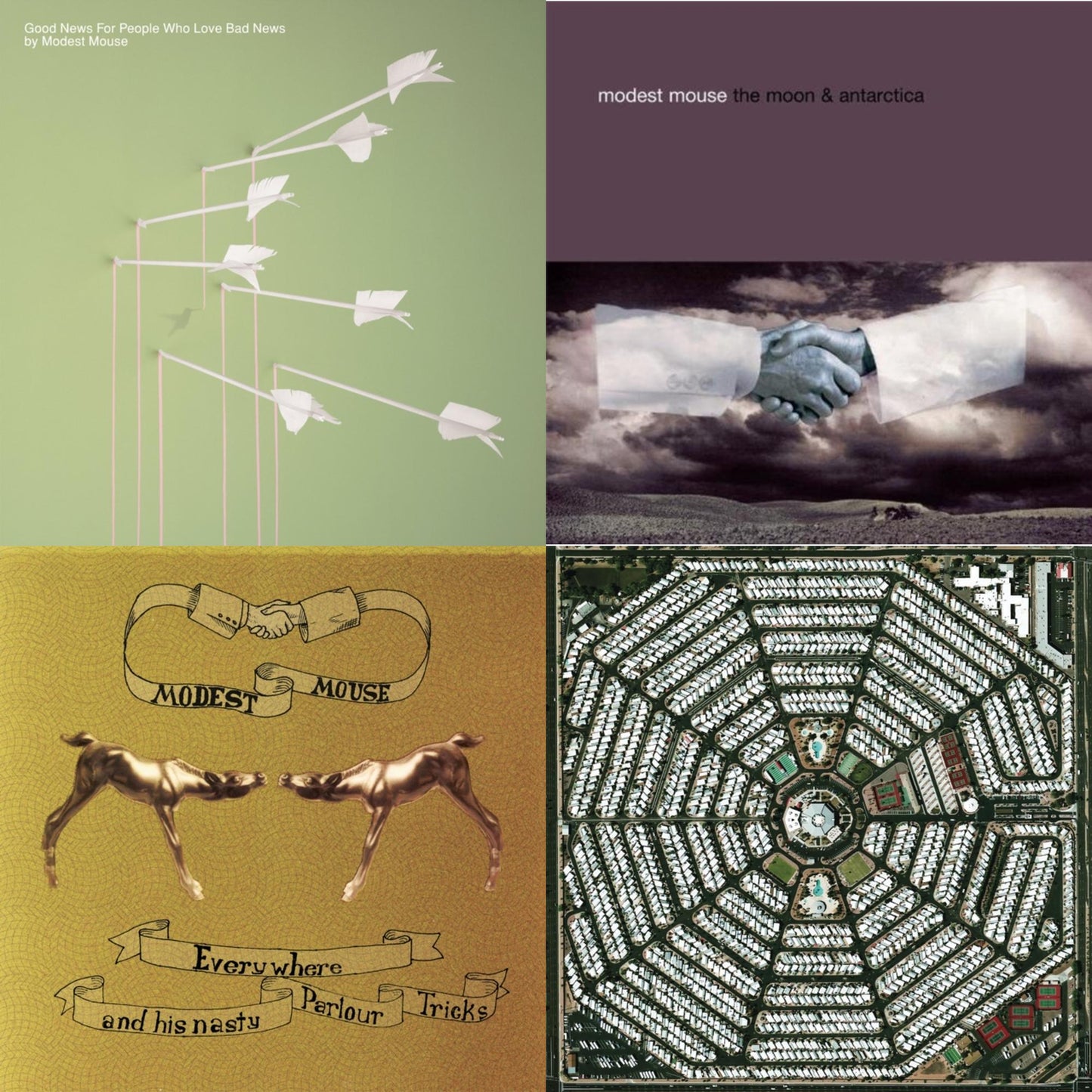 Modest Mouse - Good News For People Who Love Bad News & Moon & Antarctica (10Th Anniversary Edition) & Everywhere & His Nasty Parlour Tricks & Strangers To Ourselves - CD Bundle