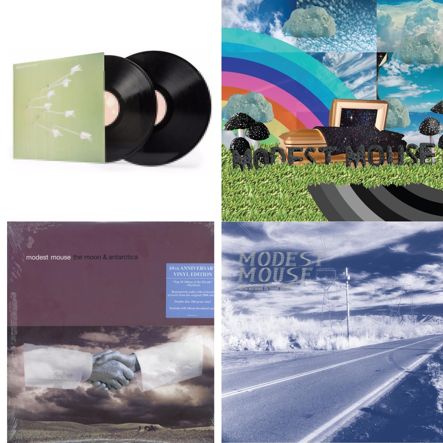 Modest Mouse - Golden Casket (X) (2LP) & Good News For People Who Love Bad News (Pa/2LP/180G/Gatefold) & This Is A Long Drive For Someone With Nothing To Think About (2LP) & Moon & Antarctica (2LP/Dl Card/180G/10Th Anniversary Edition)