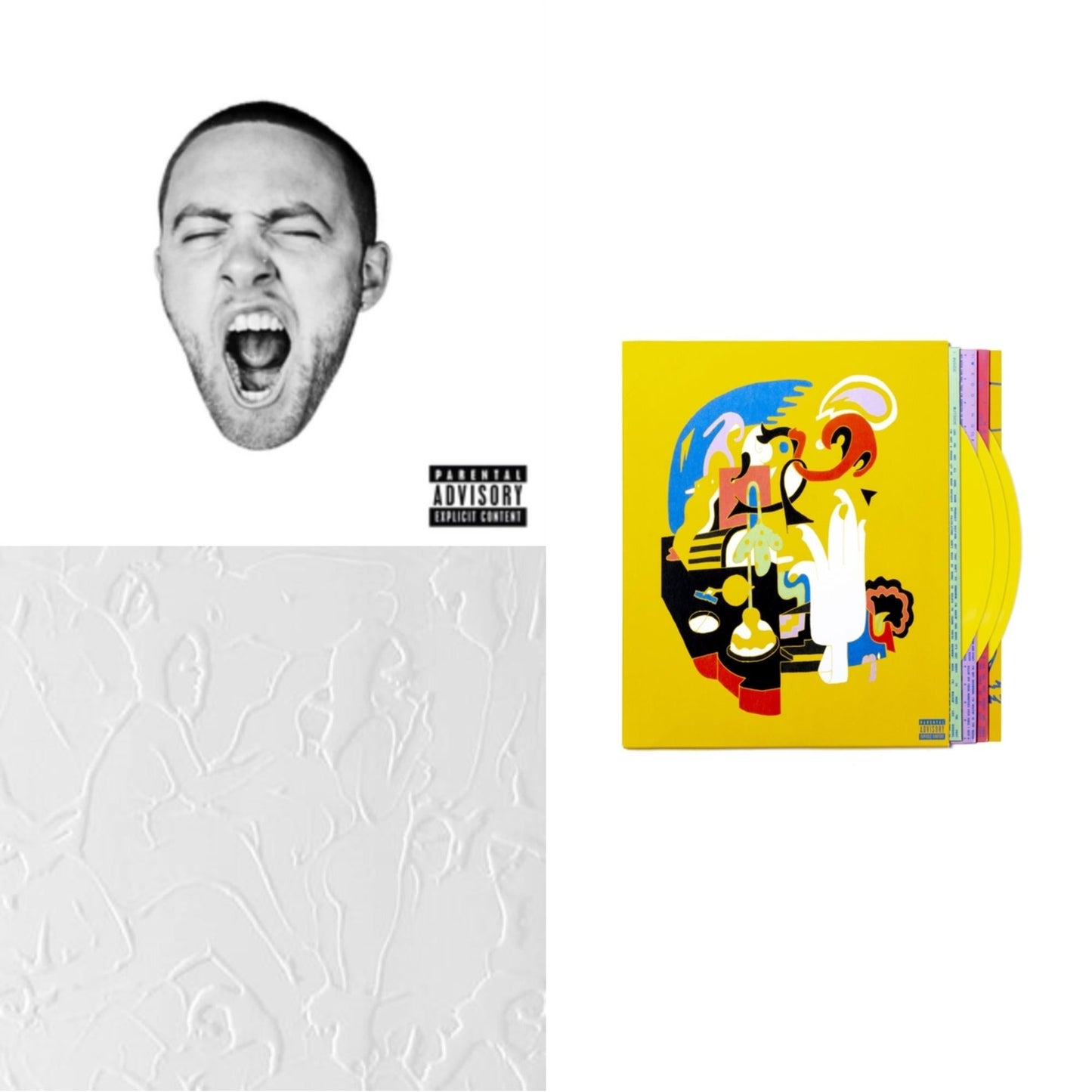 Mac Miller - Go:Od Am (X) & Macadelic (X) (2LP) & Faces (3LP/Yellow Vinyl)