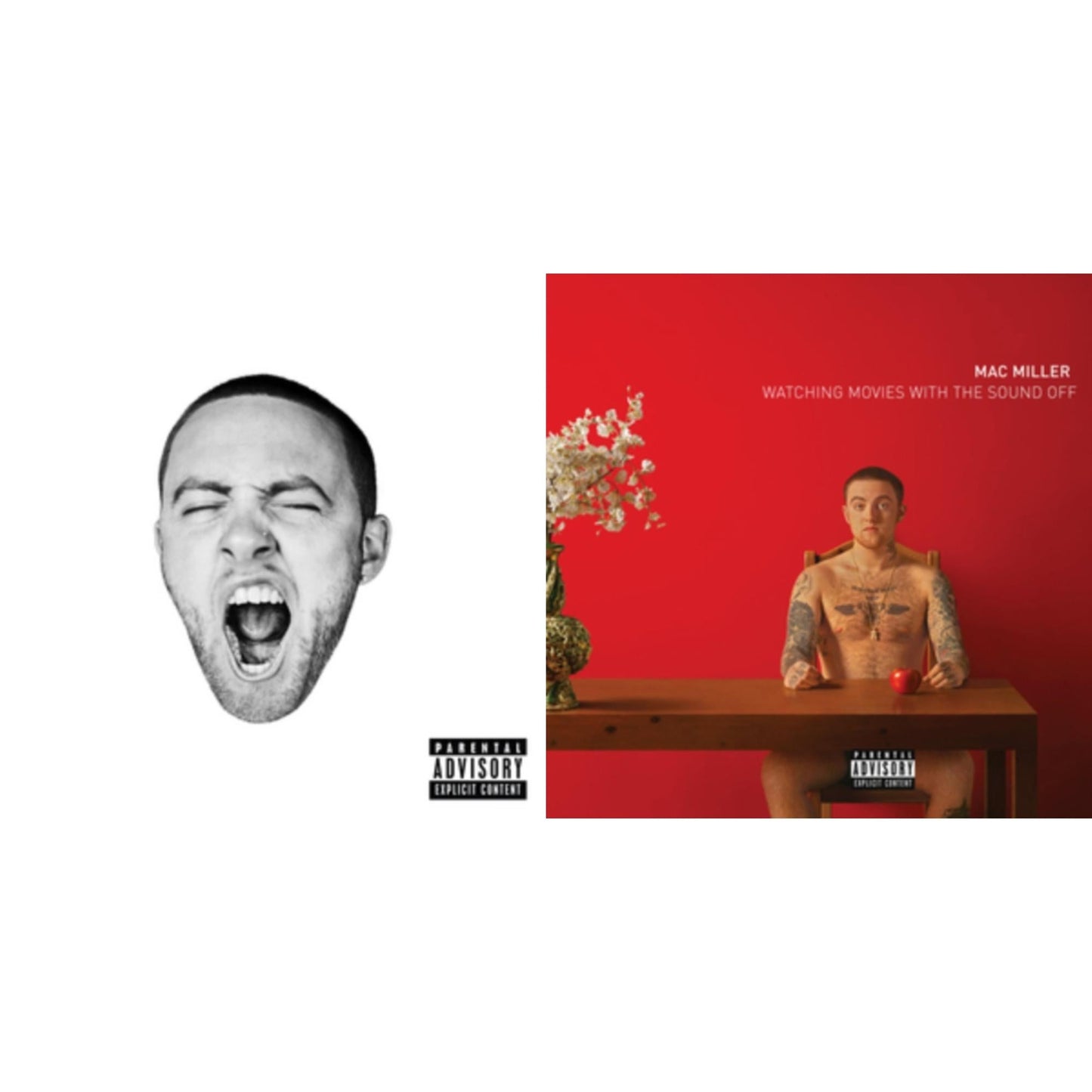 Mac Miller - Go:Od Am (X) & Watching Movies With The Sound Off - LP Vinyl Bundle