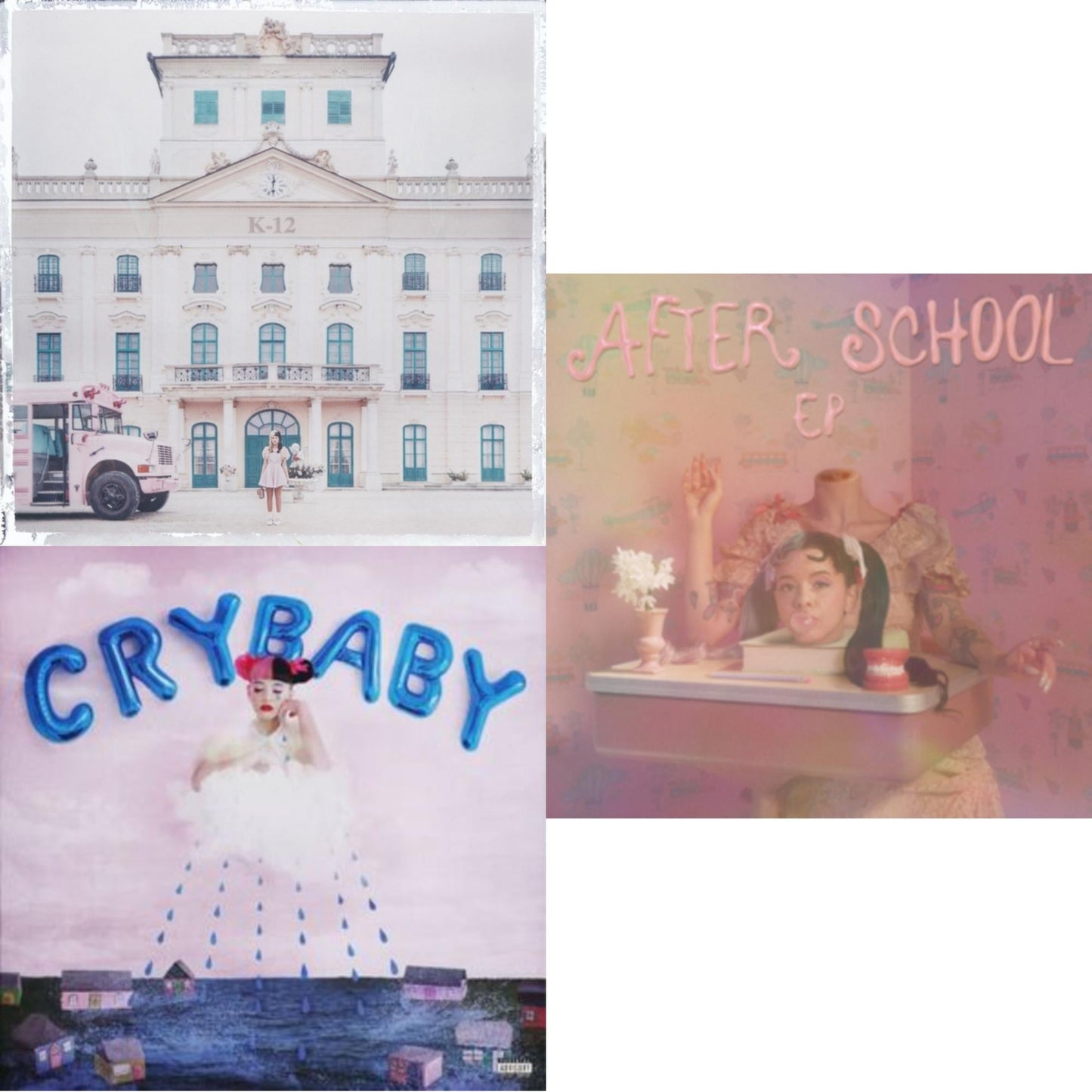 Melanie Martinez - K-12 & Cry Baby (X) (Deluxe Edition/2LP) & After School Ep (X) (Baby Blue LP Vinyl)