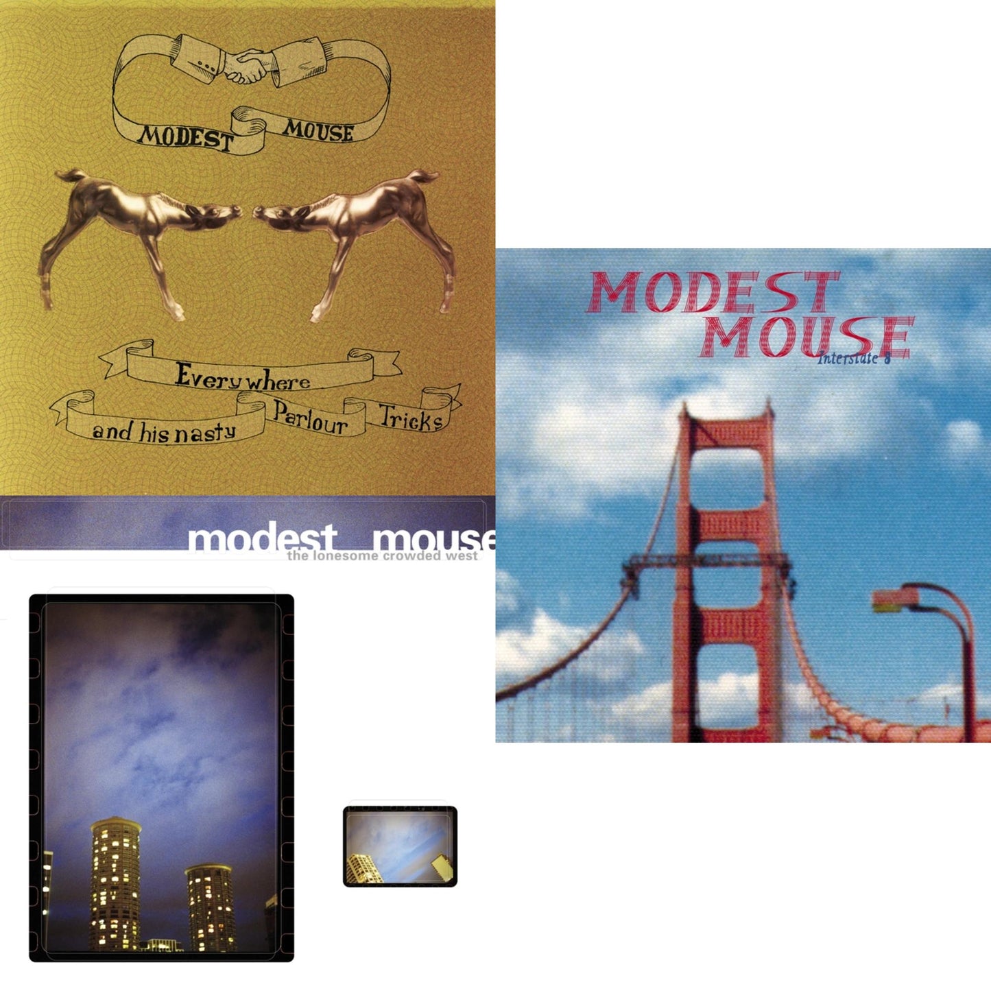 Modest Mouse - Everywhere & His Nasty Parlor Tricks (180G) & Lonesome Crowded West (2LP) & Interstate 8