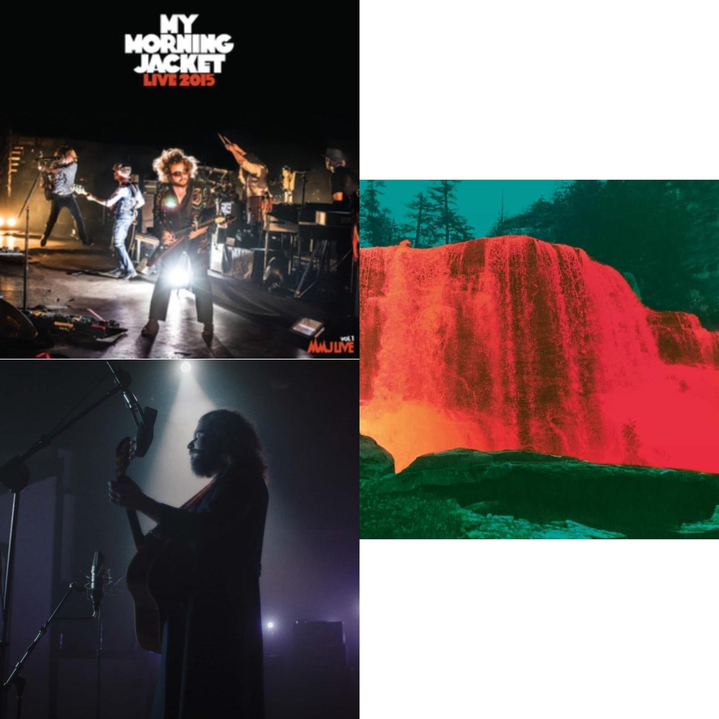 My Morning Jacket - Waterfall Ii (Clear LP Vinyl) & Live 2015 (White Vinyl/3LP) & Live From Rca Studio A (Jim James Acoustic)
