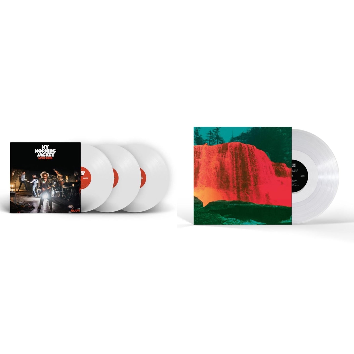 My Morning Jacket - Live 2015 (White Vinyl/3LP) & Waterfall Ii (Clear LP Vinyl)