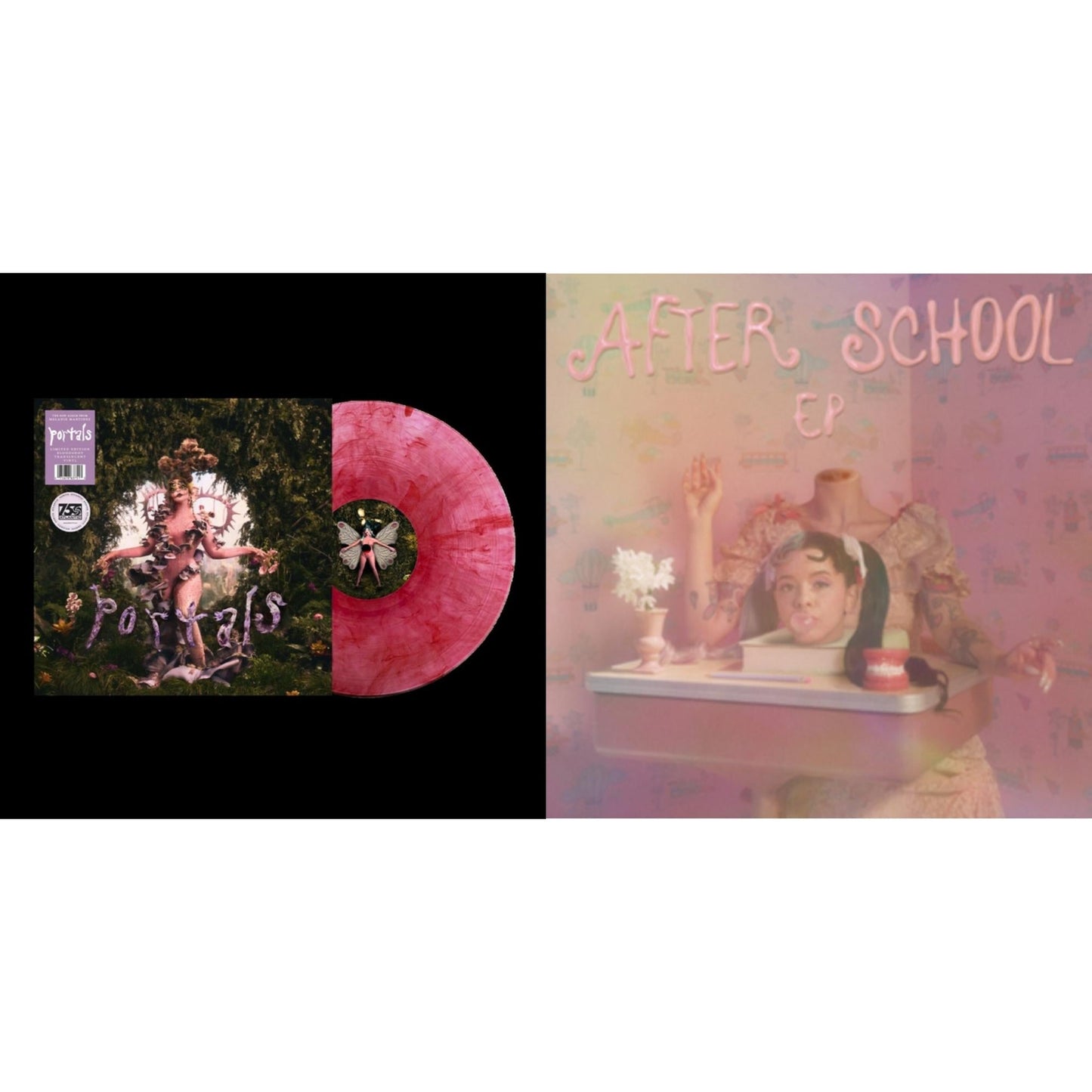 Melanie Martinez - Portals (Bloodshot Translucent LP Vinyl) & After School Ep (X) (Baby Blue LP Vinyl)