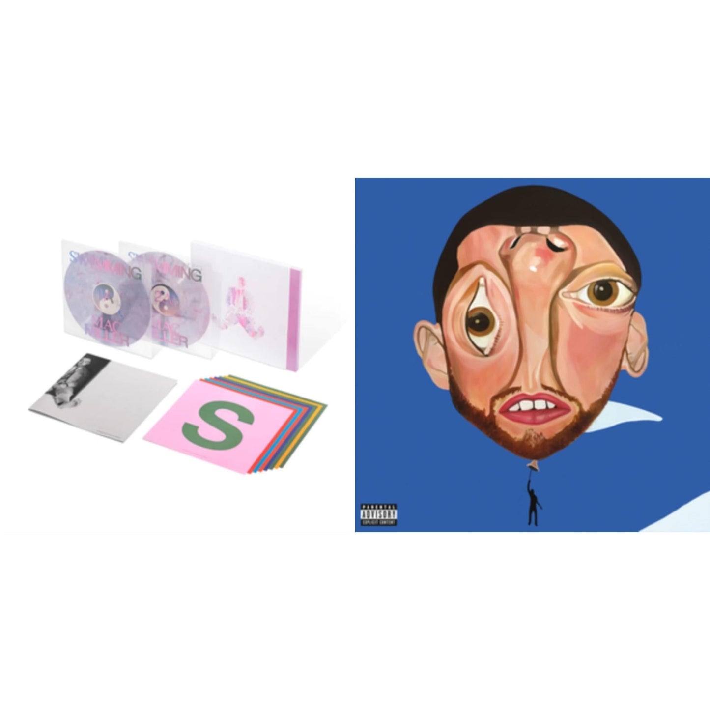Mac Miller - Balloonerism (2LP) & Swimming (5 Year) (2LP/Milky Clear/Hot Pink/Sky Blue Marble Vinyl)