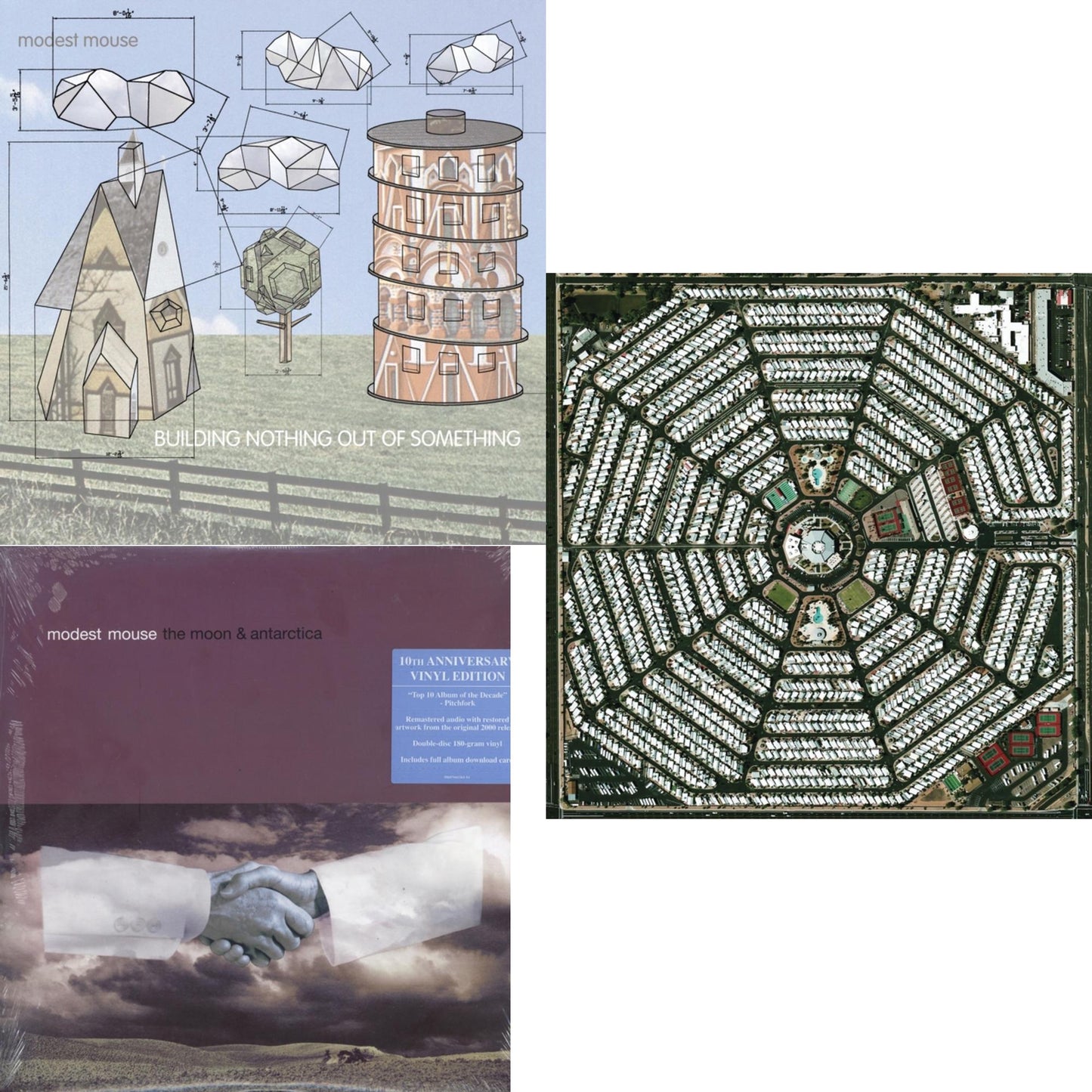 Modest Mouse - Building Nothing Out Of Something & Moon & Antarctica (2LP/Dl Card/180G/10Th Anniversary Edition) & Strangers To Ourselves (2LP/180G/Dl Card)